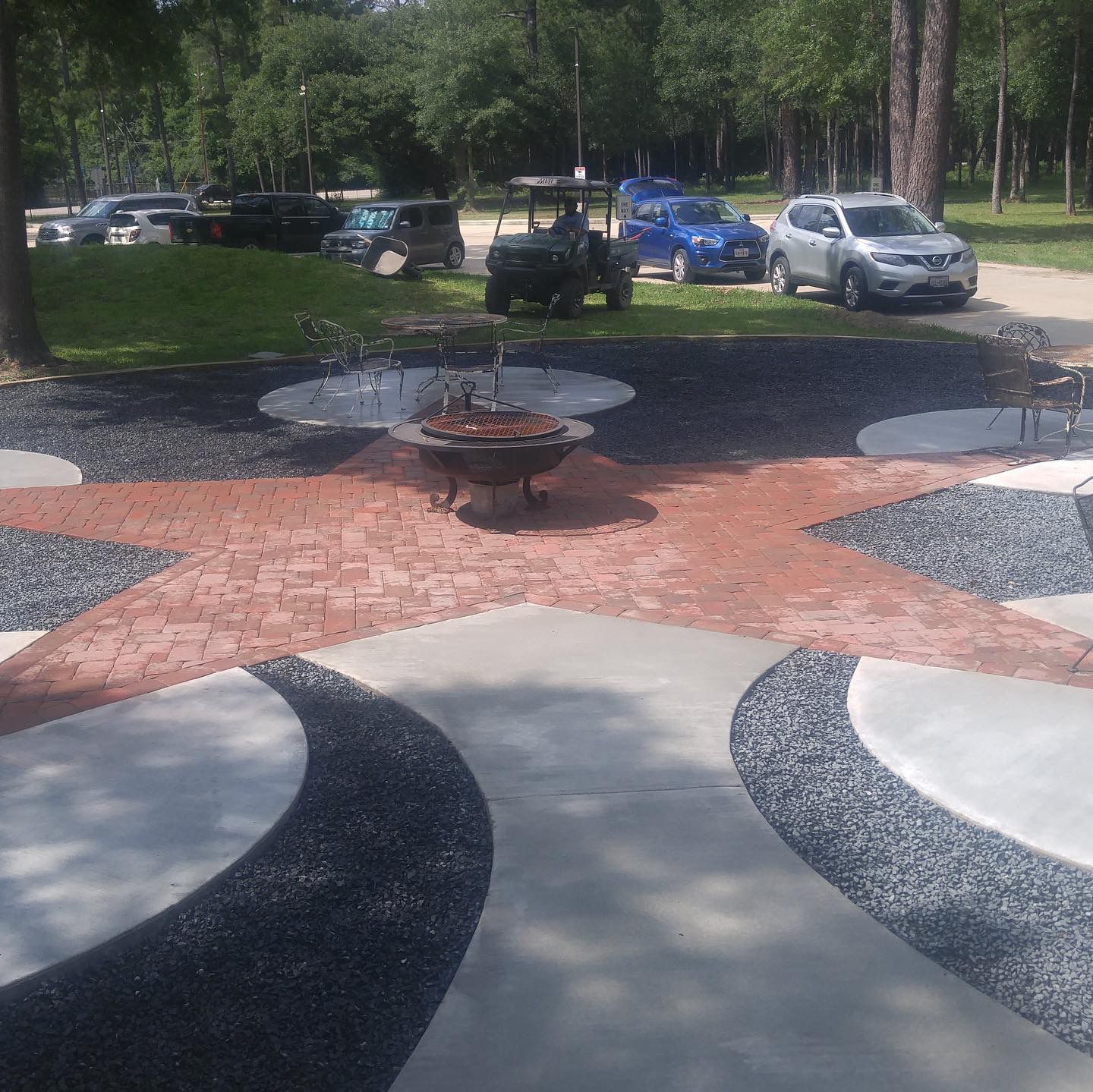 Hardscaping for Atlas Land Design in Creekside Park, TX