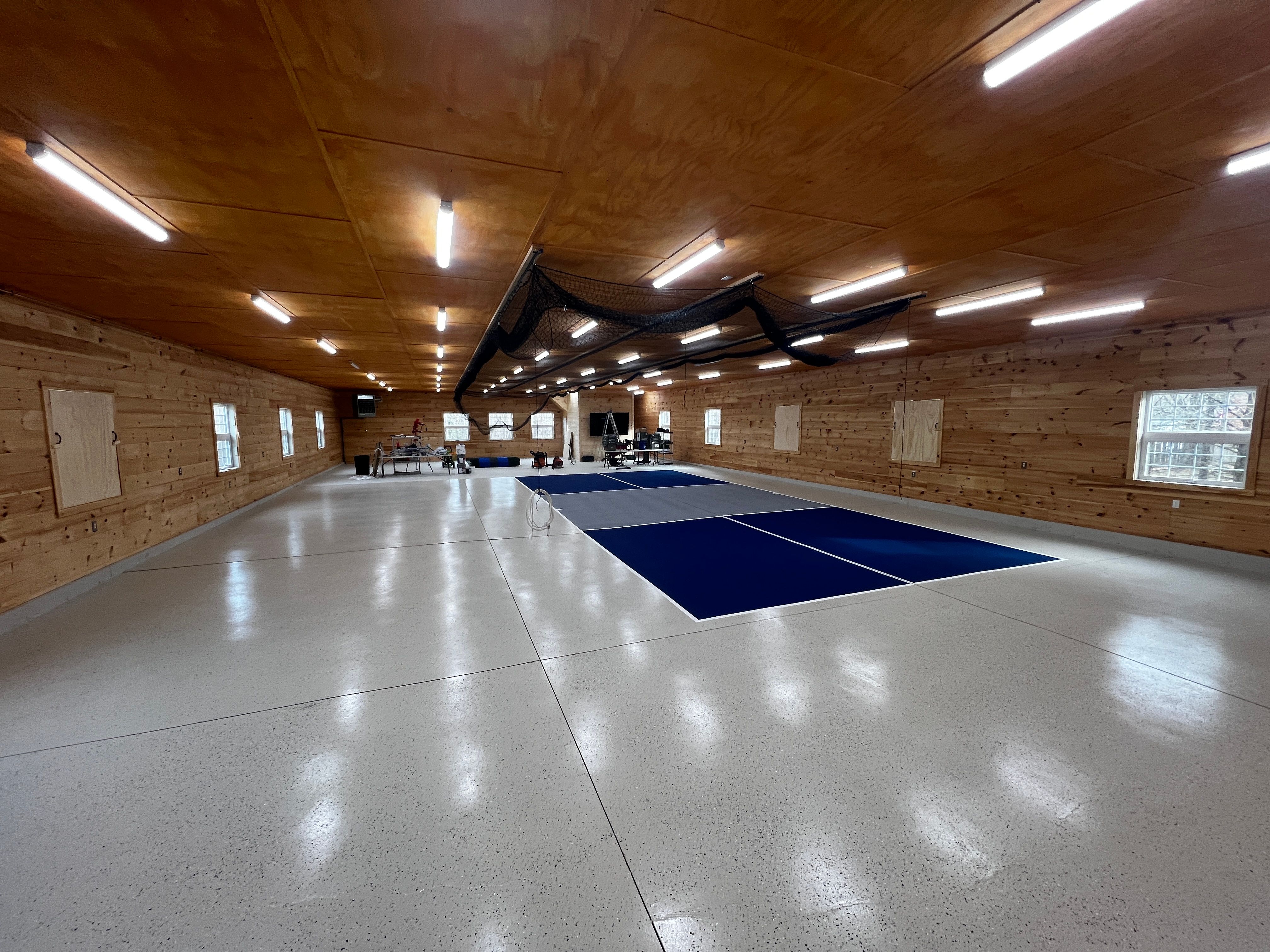 Epoxy floors for Green Valley Painting in Thompson, CT