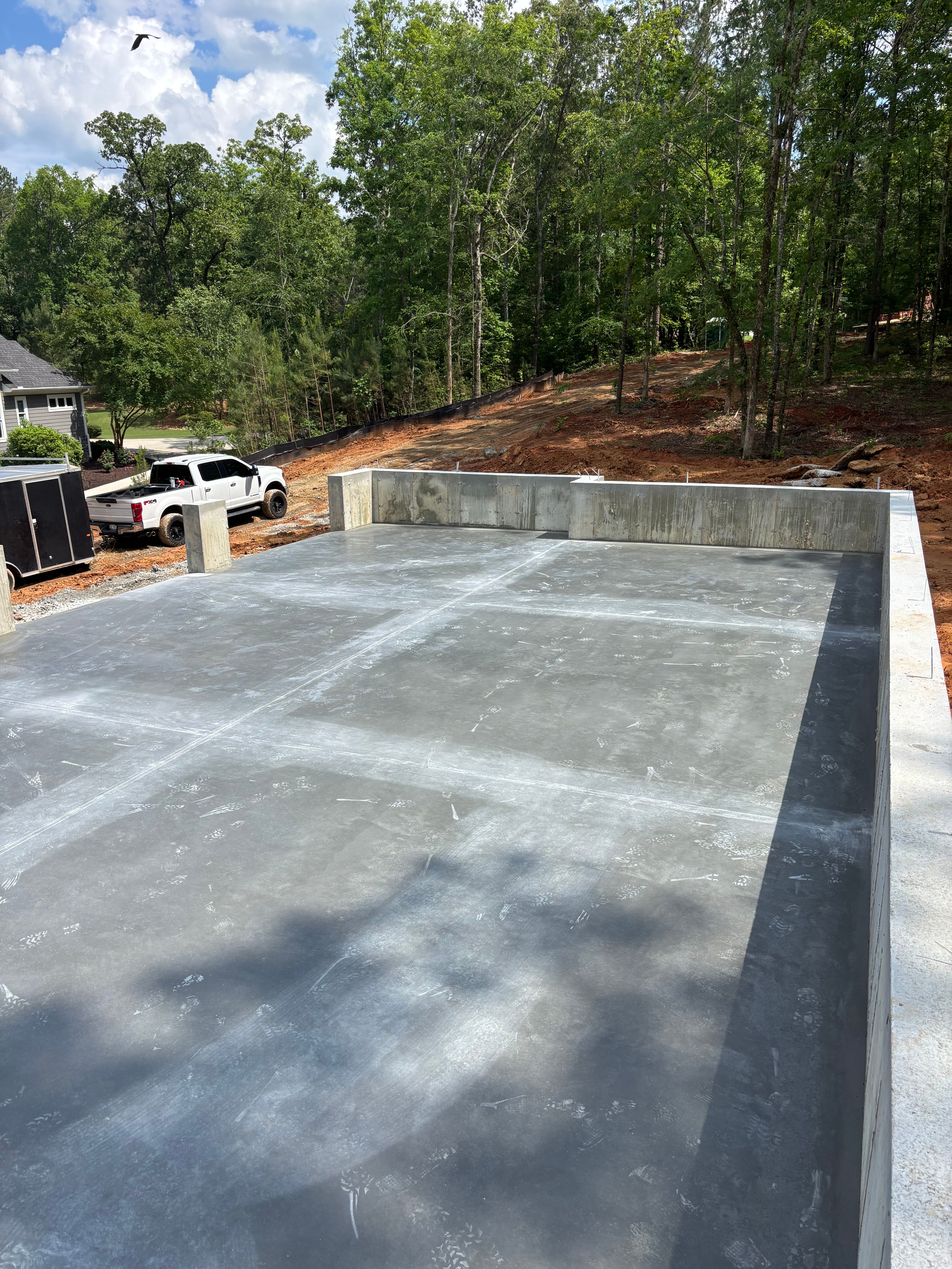 Concrete Flat Work for Baer & Sons Concrete in Greenwood County, SC