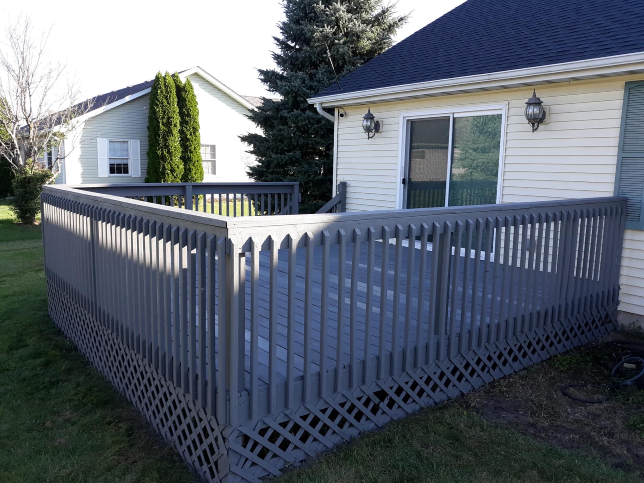 Staining for Risner Construction in De Motte, IN