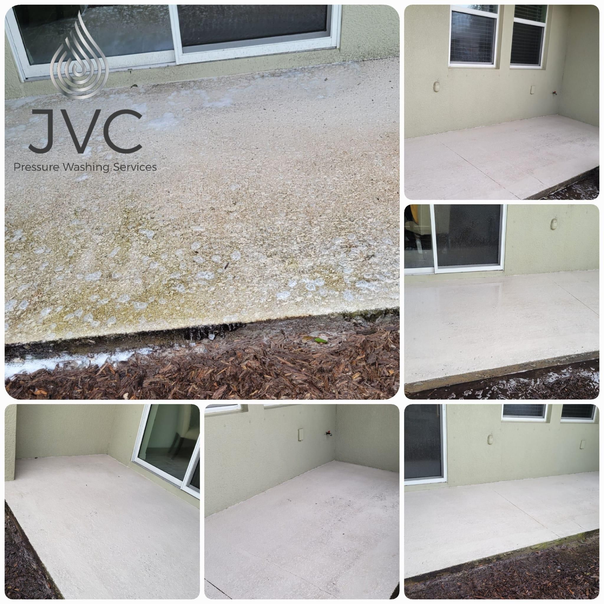 Concrete Cleaning for JVC Pressure Washing Services in Tampa, FL