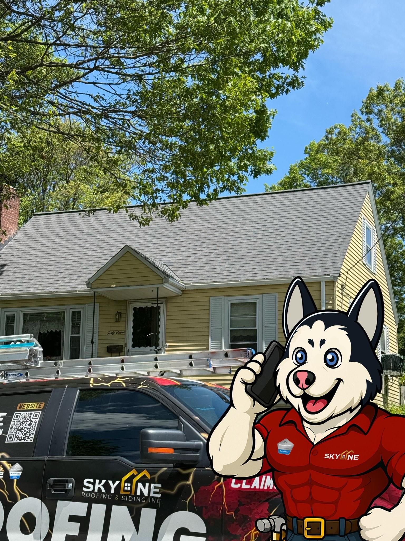  for SKYLINE ROOFING & SIDING SERVICES INC in Milford, MA
