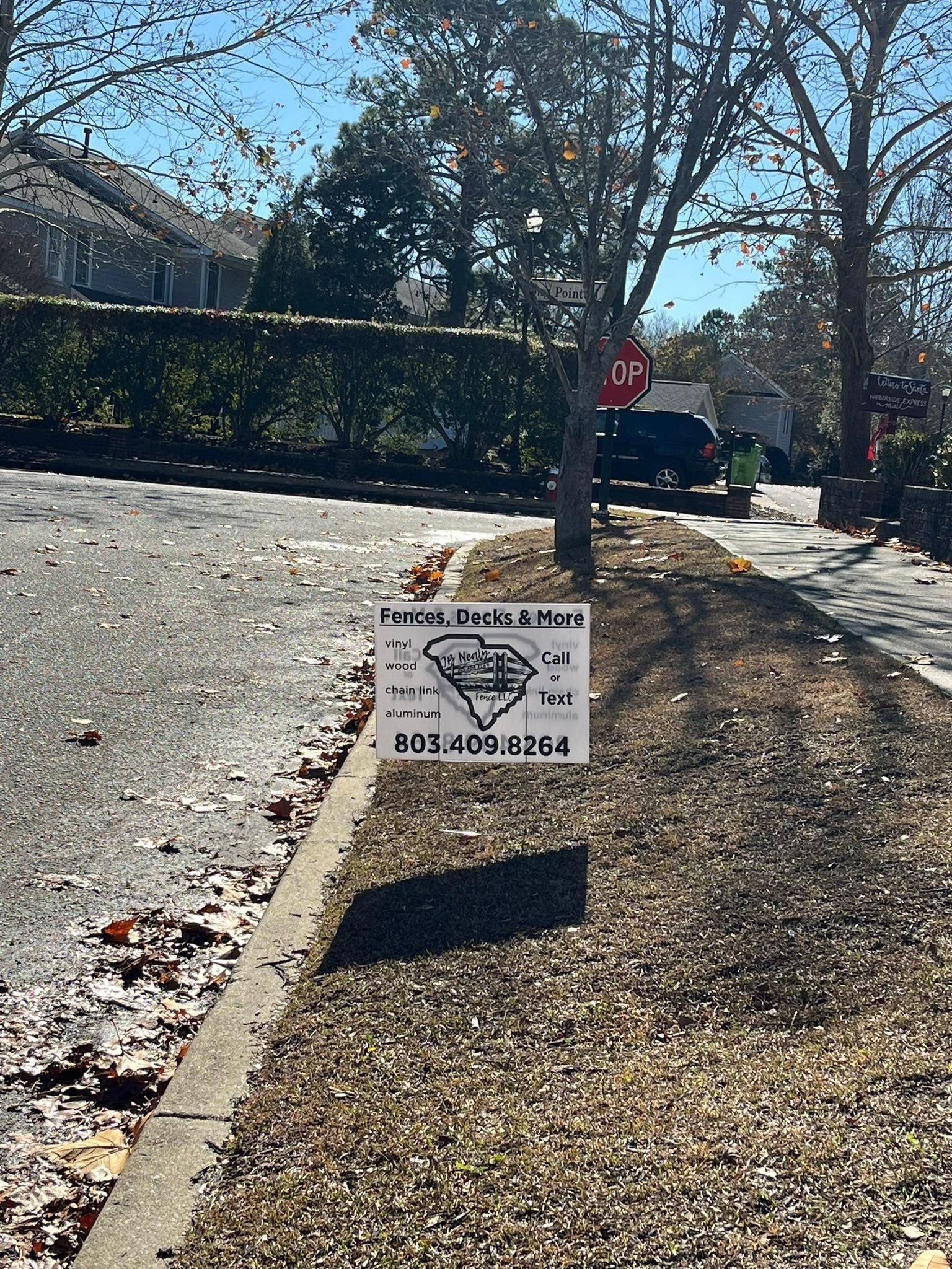  for JB Nealy Fence in Elgin, SC