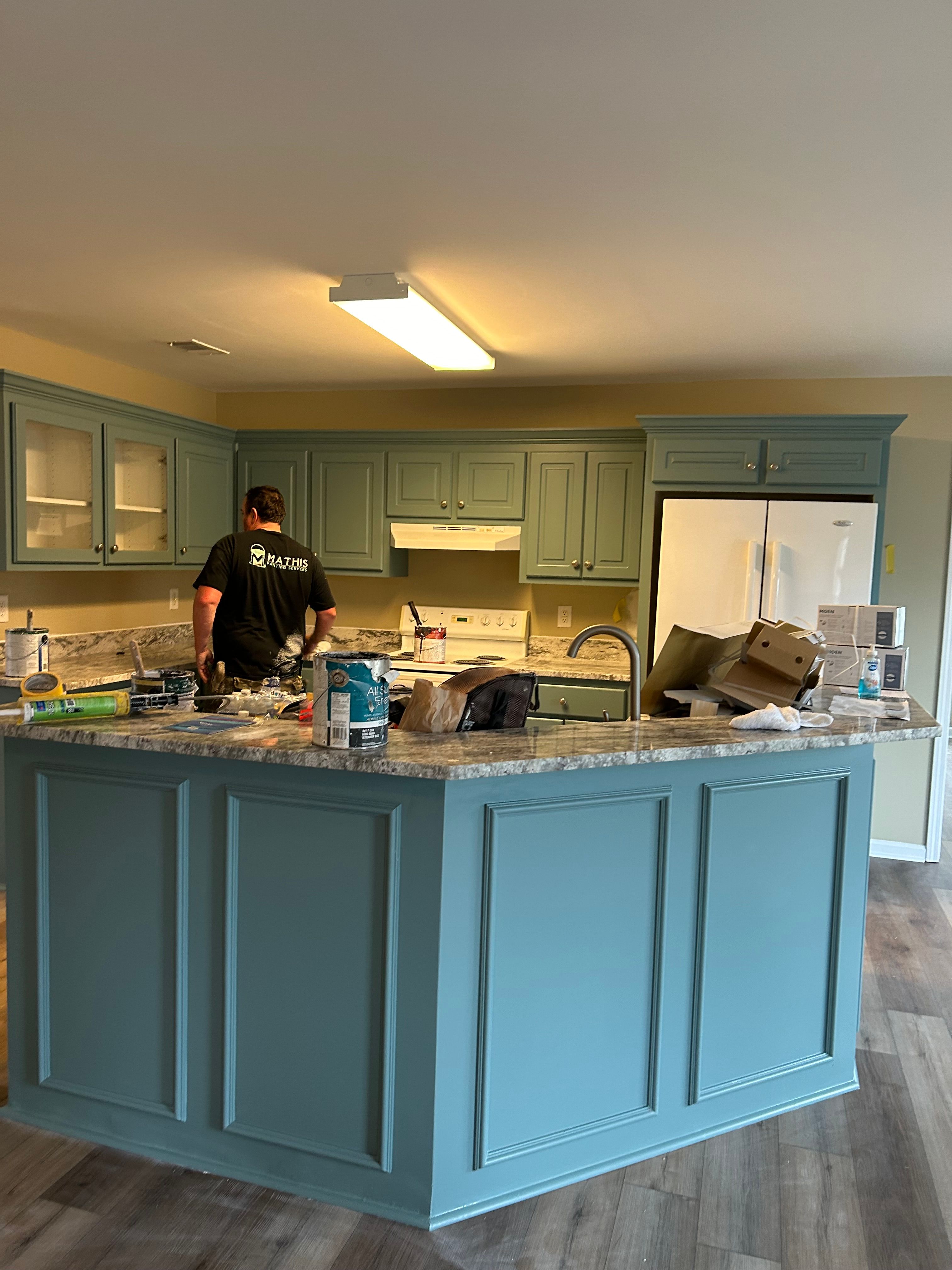 Cabinet refinishing  for Mathis Painting Services & Restoration in Covington, GA