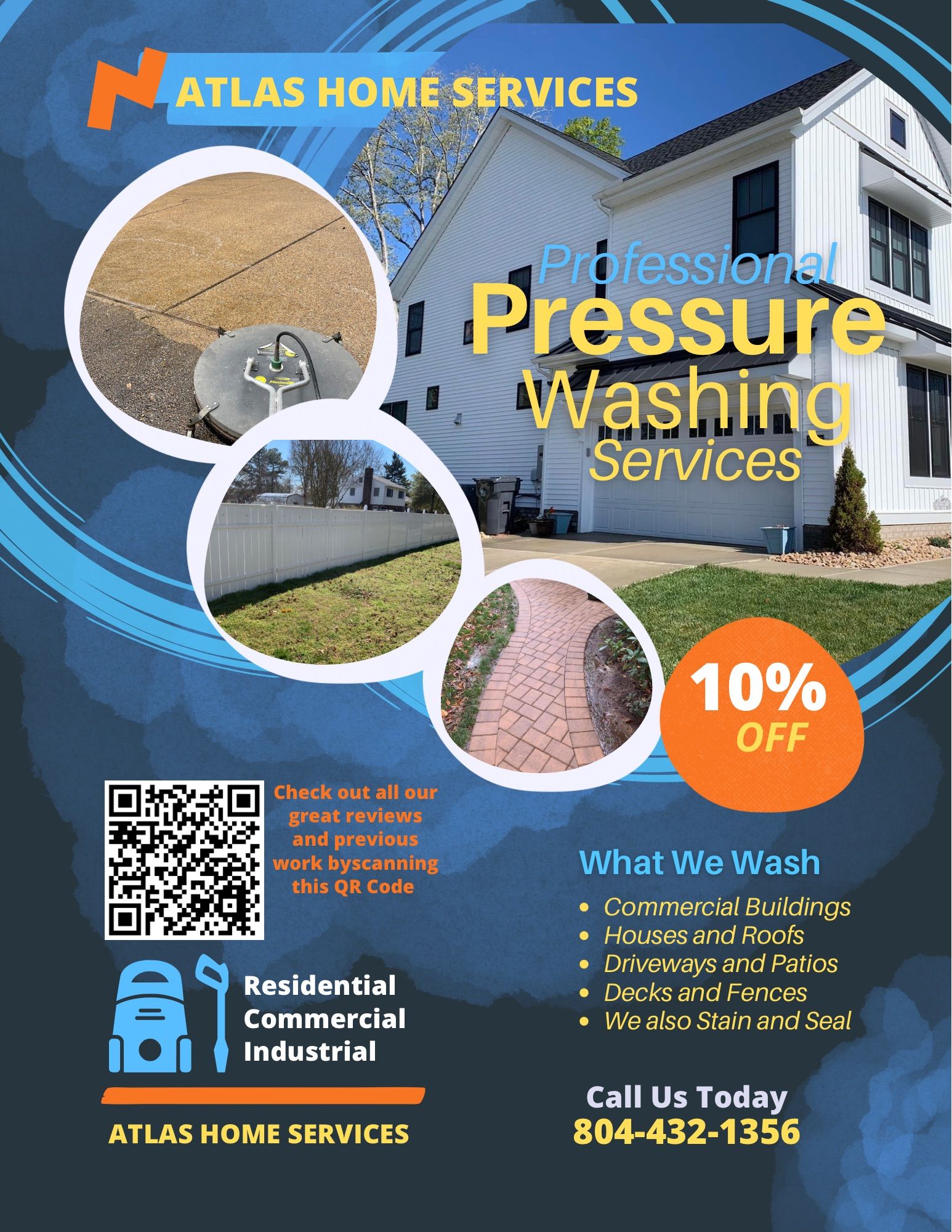  for Atlas Home Services in Mechanicsville, VA