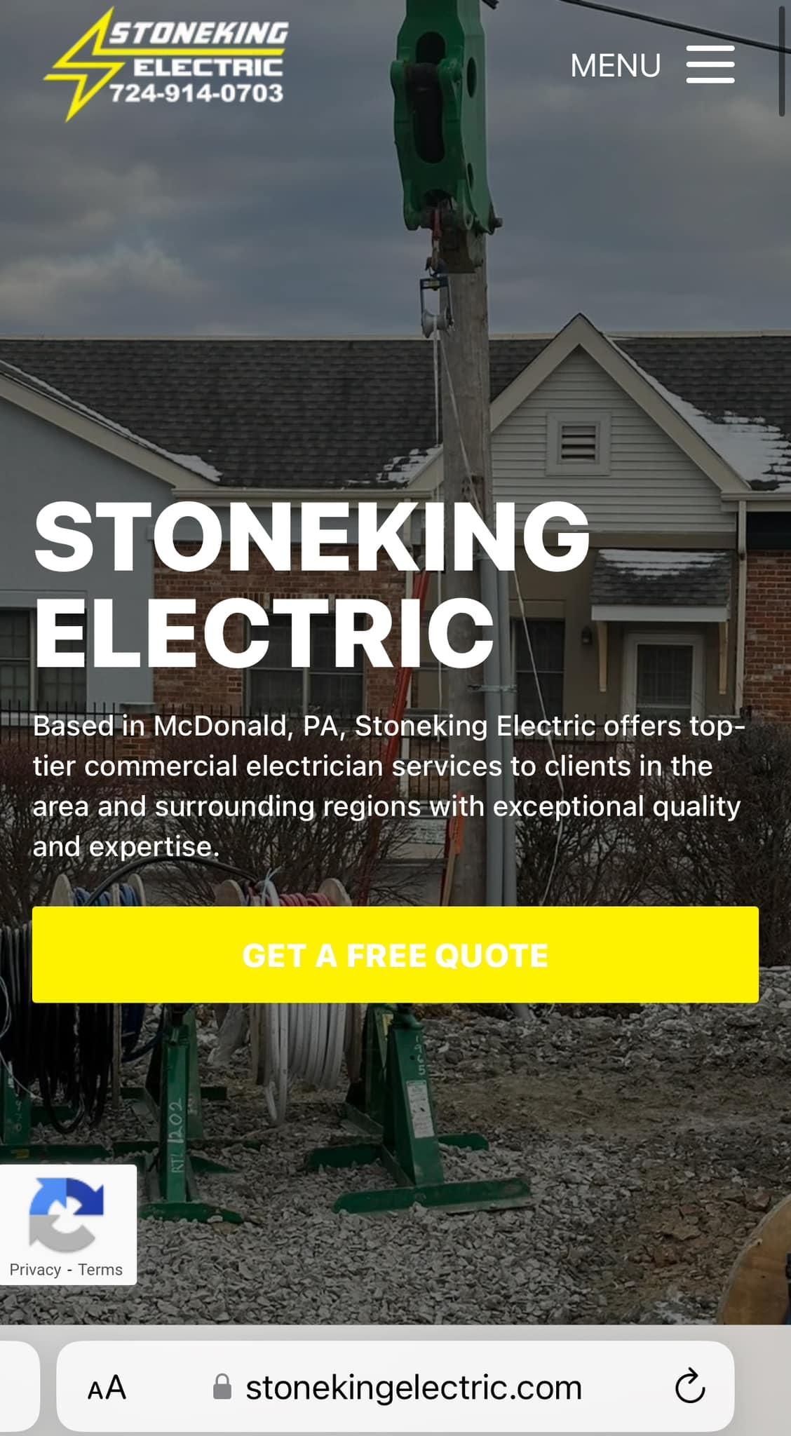  for Stoneking Electric in McDonald, PA