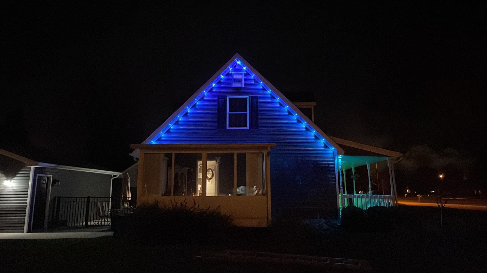 Outdoor Lighting for Risner Construction in De Motte, IN