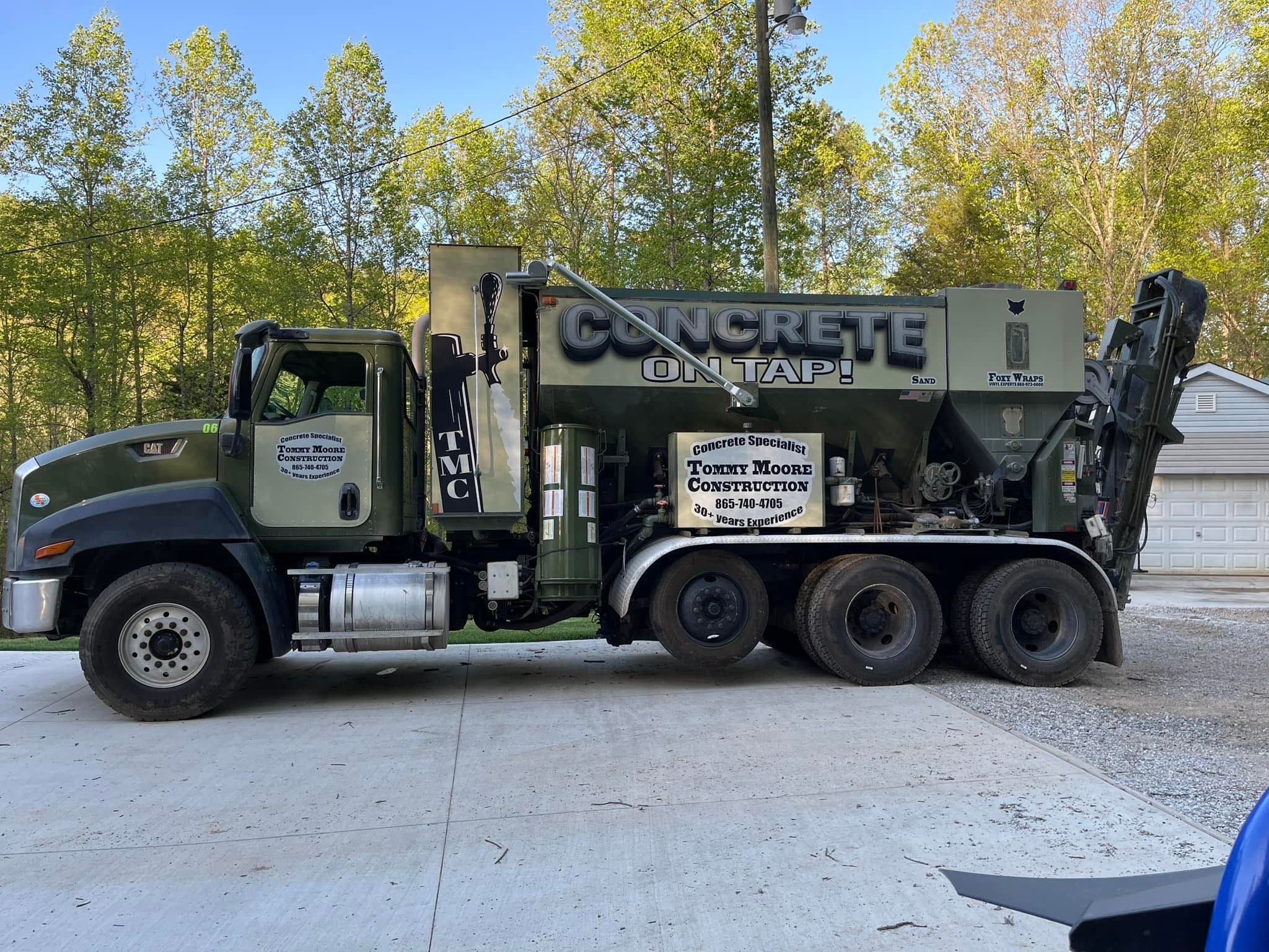  Concrete for Tommy Moore Construction in Anderson County, TN