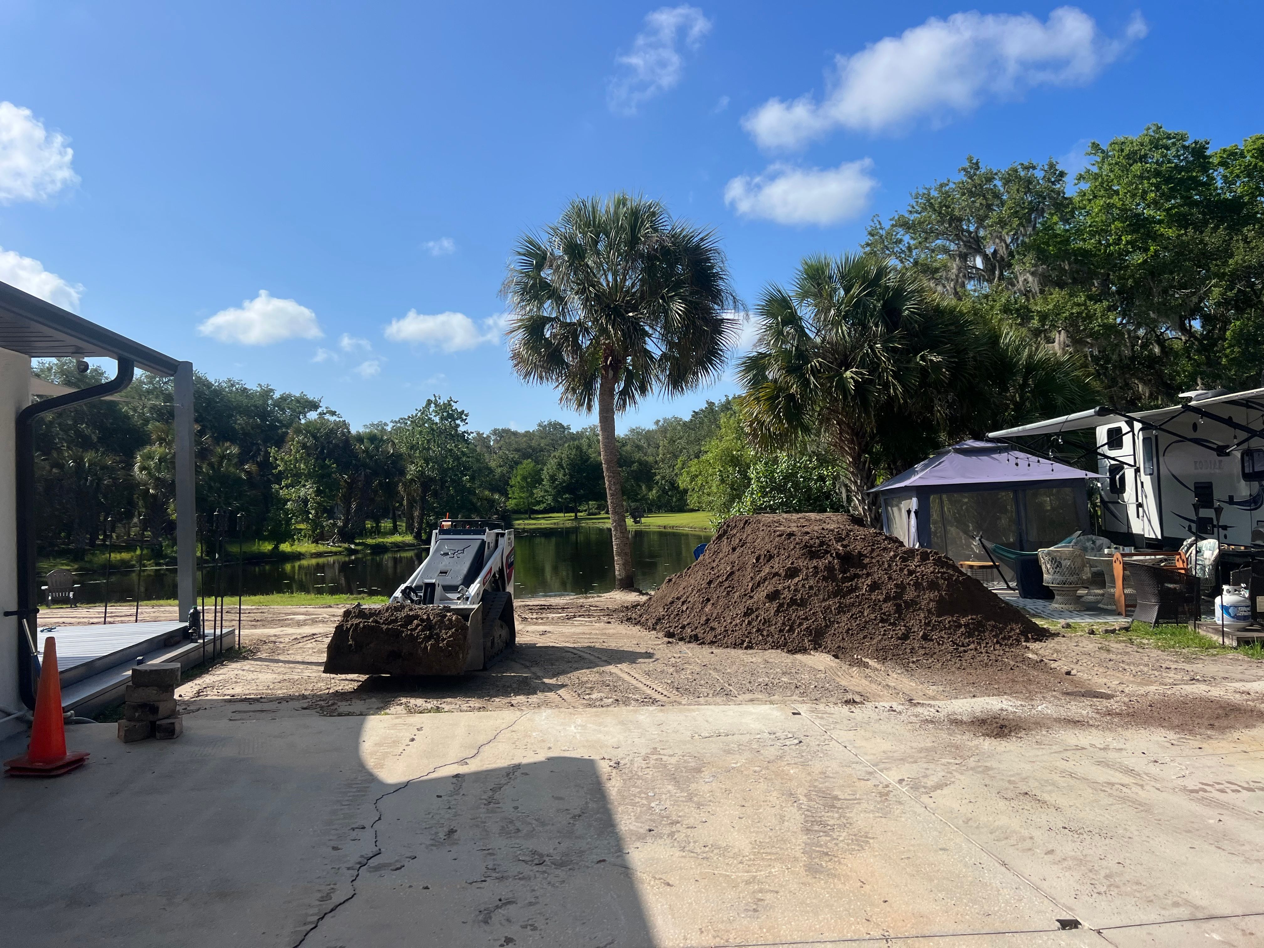 Full scale landscape designing and installations for Isaiah Simmons Construction and Landscaping LLC in Brevard County, Florida