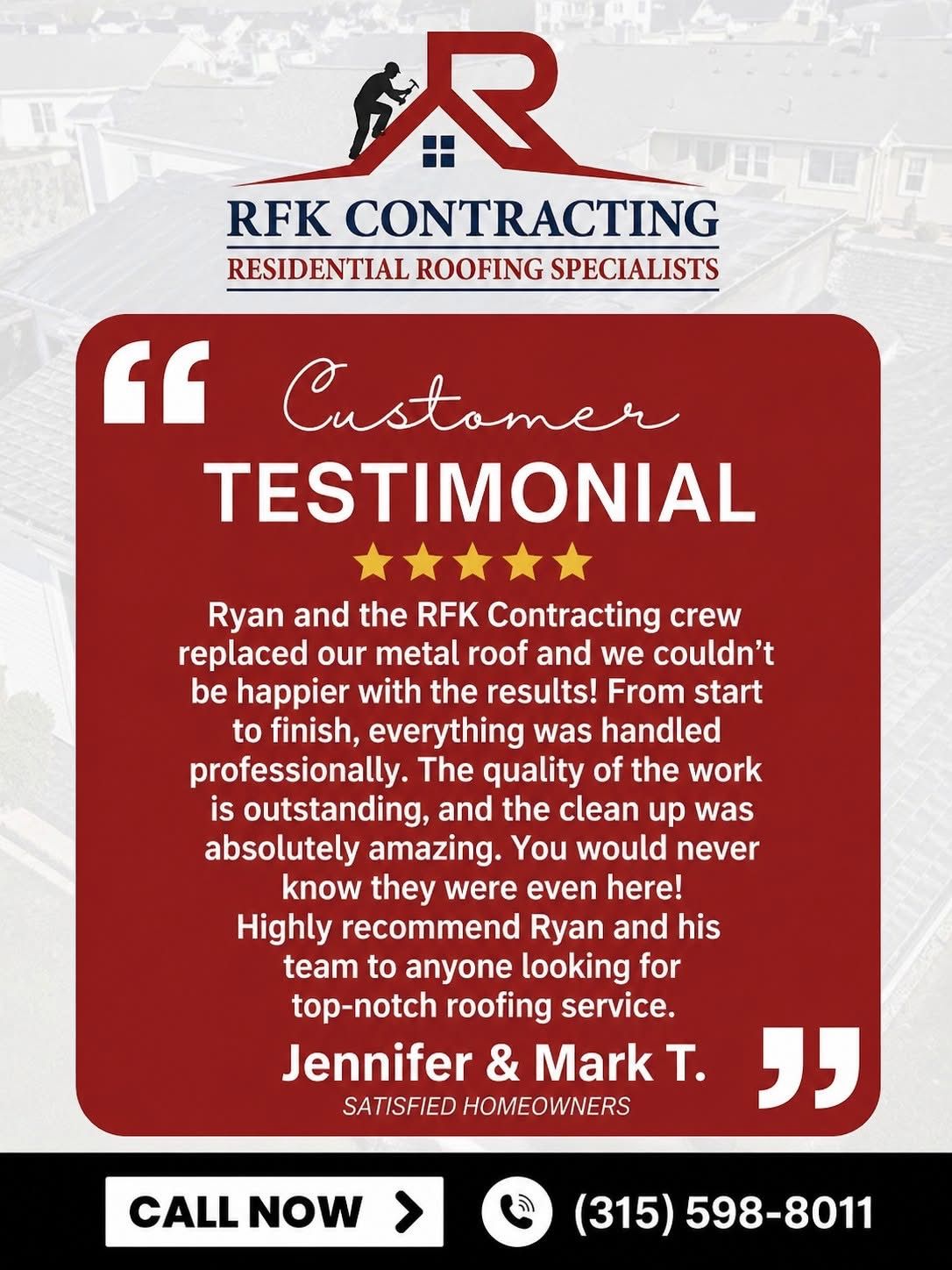  for RFK Contracting in Martville, NY