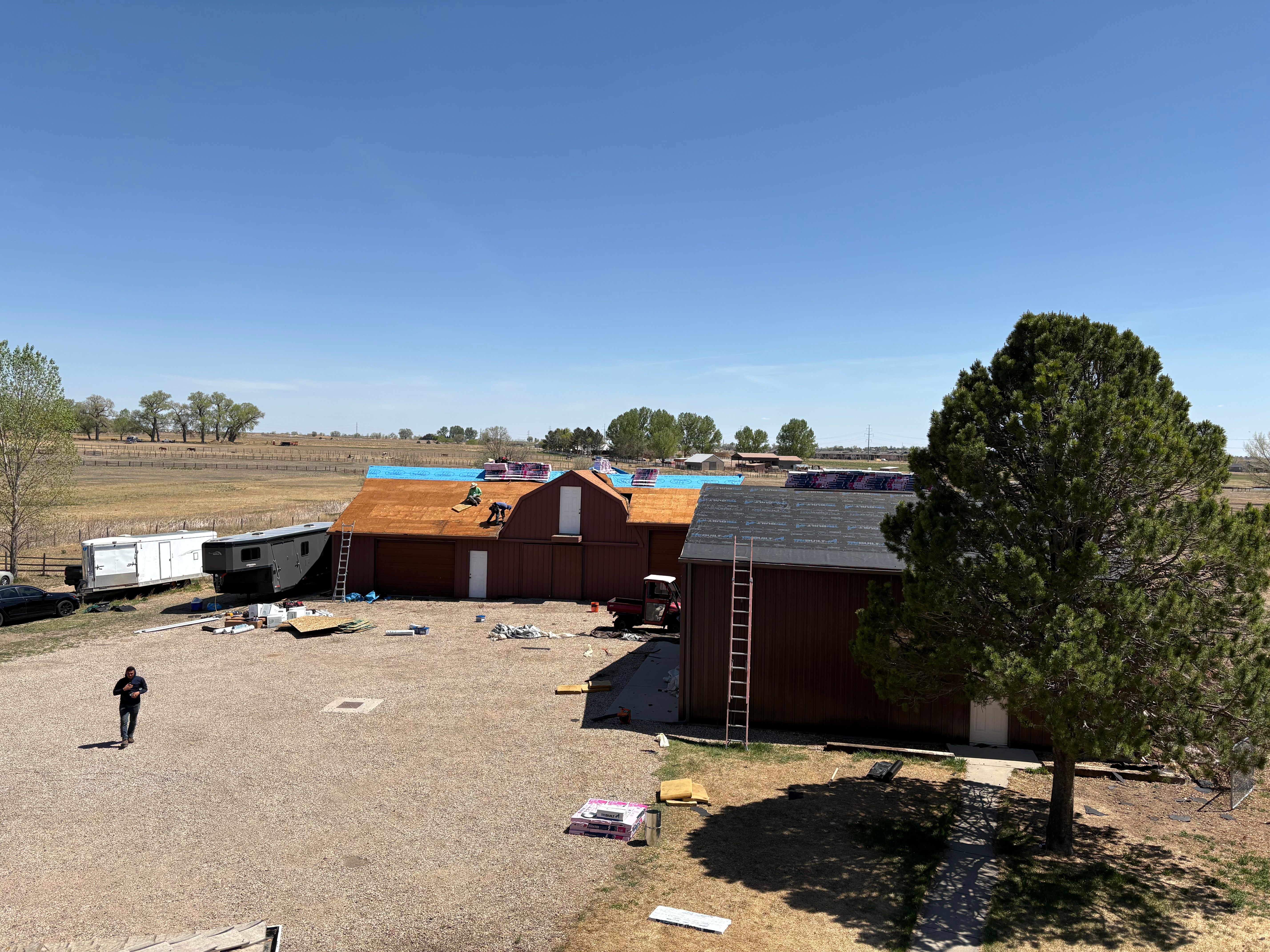In production for Divine Roofing LLC in Severance, CO