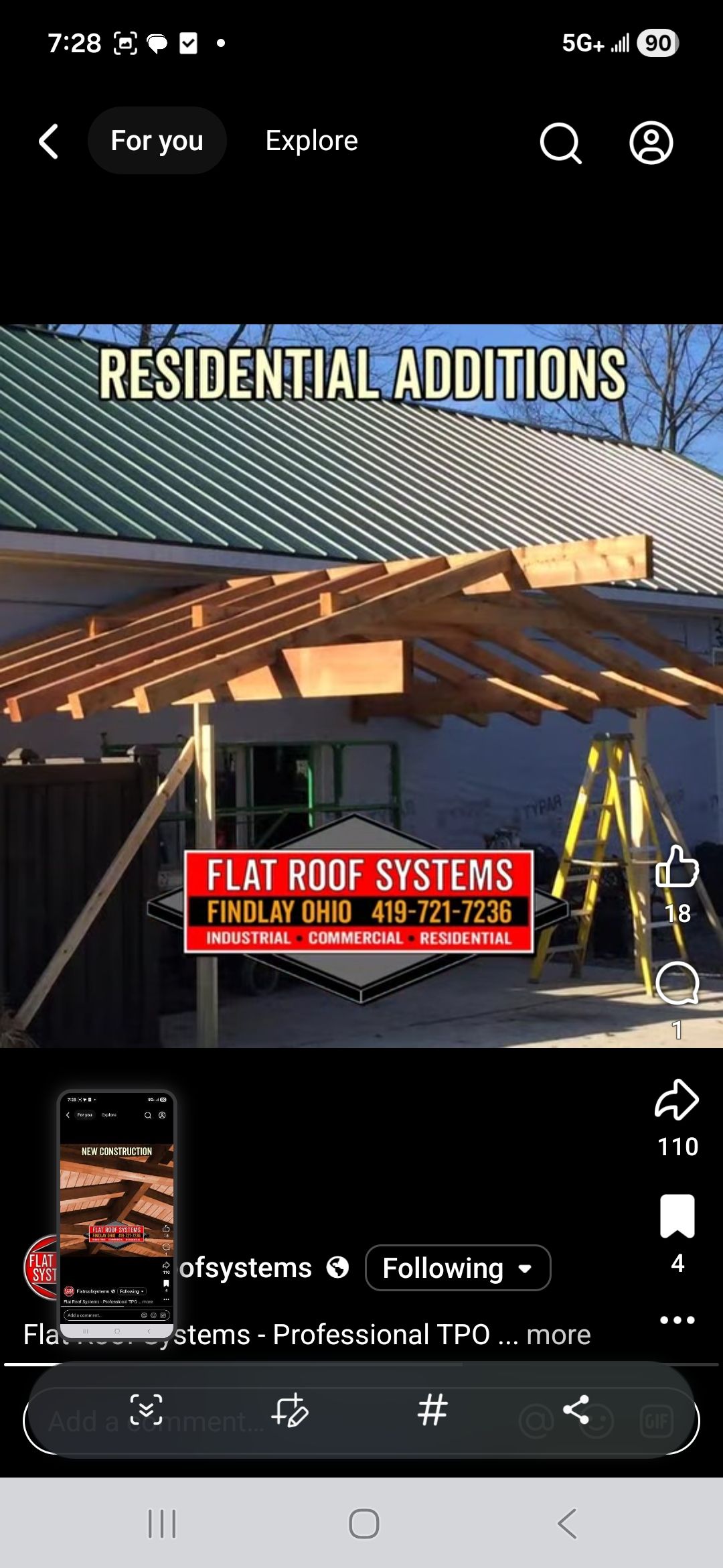 All Photos for Flat Roof Systems - Construction Specialists in Findlay, OH