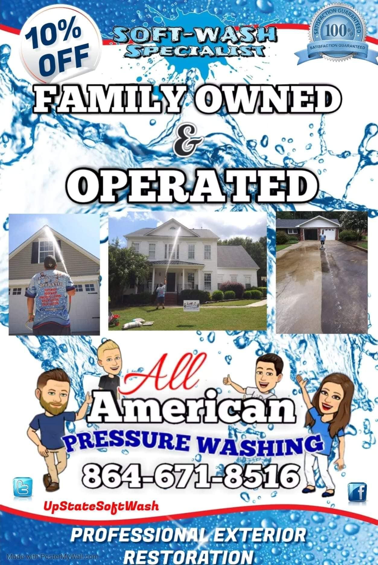  for All American Pressure Washing in Easley, SC