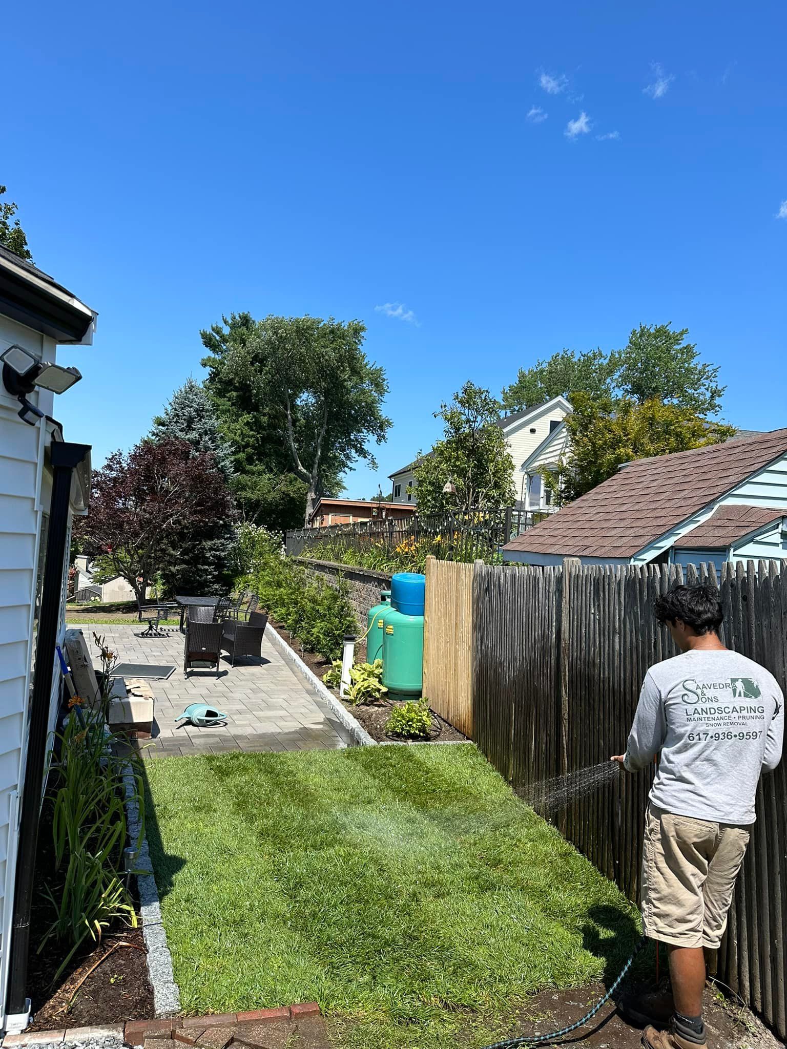  for Saavedra & Sons Landscaping in Waltham, MA