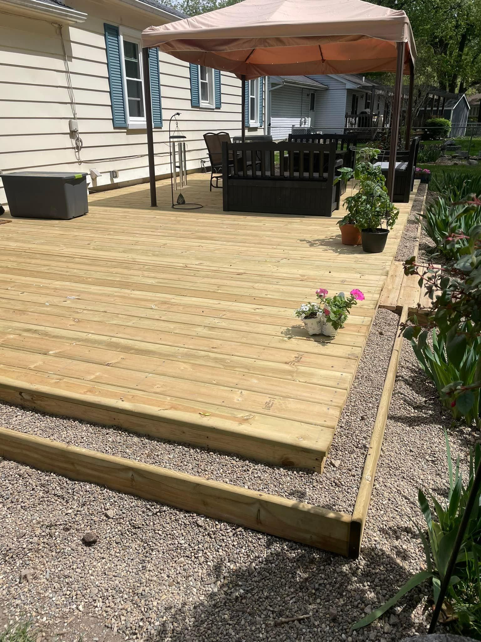 Deck & Patio Installation for BASE Contracting in Dundee,  MI