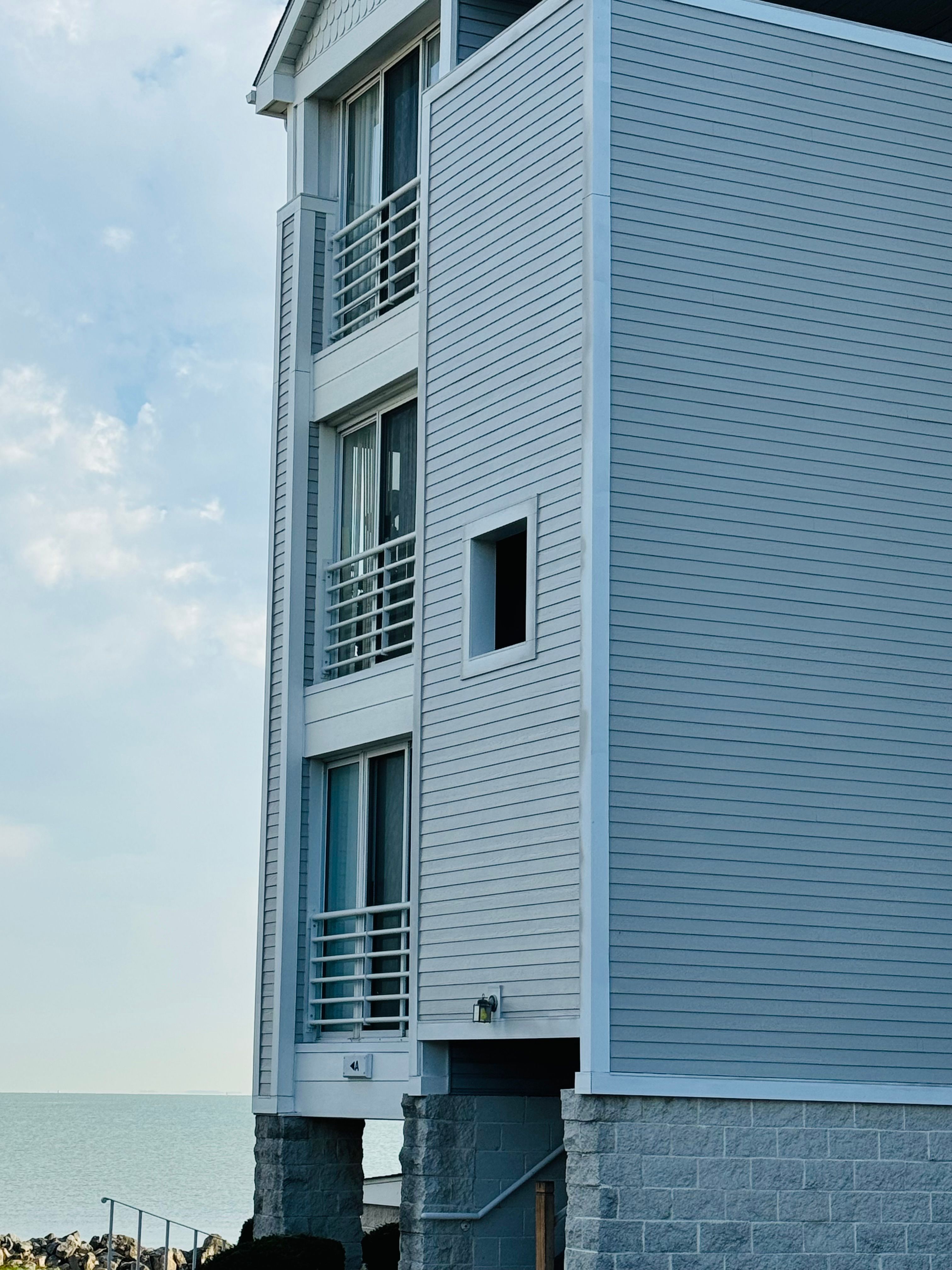 Exterior painting for Erie Builders & Construction in Sandusky, OH