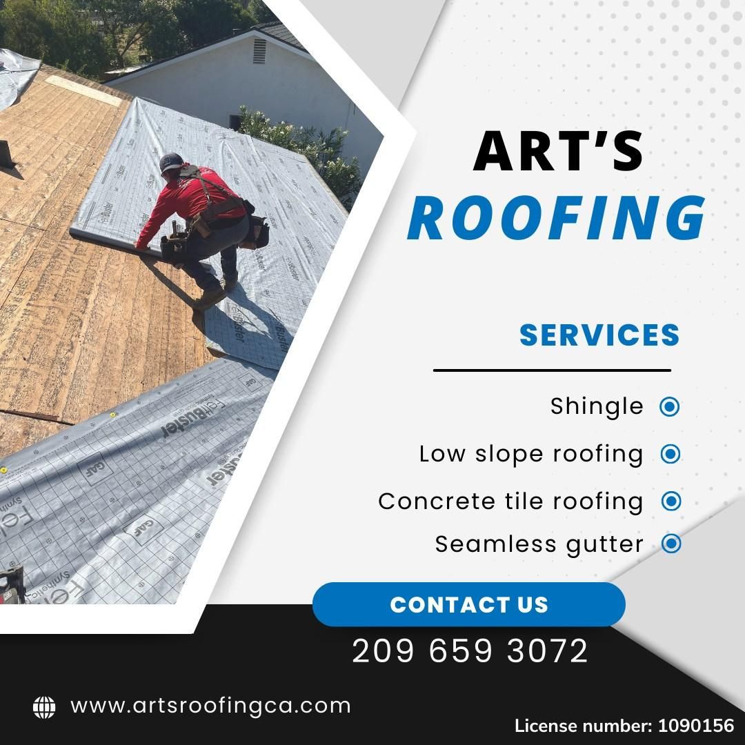  for Art’s Roofing Inc in Stockton, CA