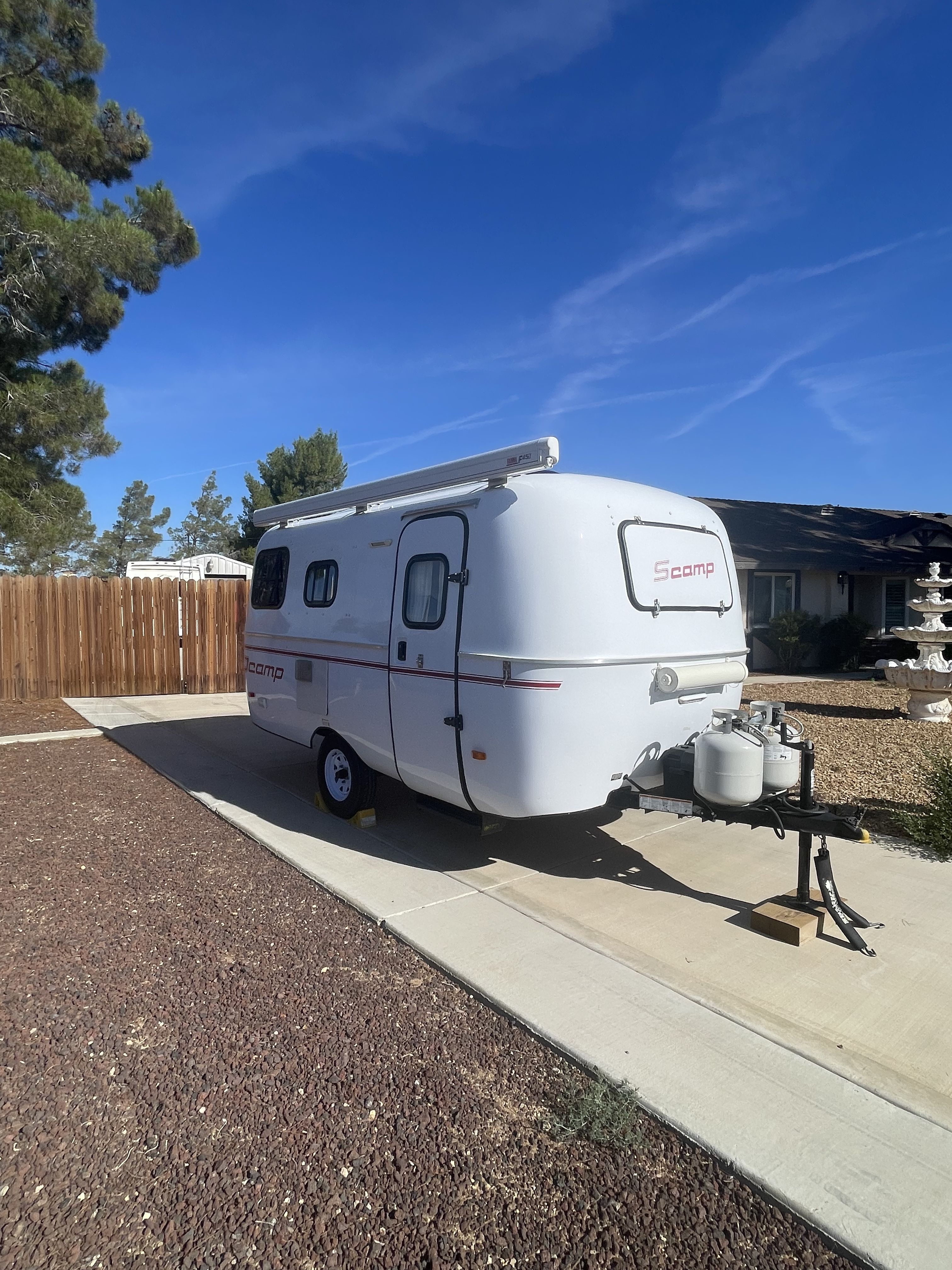 Scamp Travel Trailer for Mauka to Makai RV Renovations in Los Angeles, CA