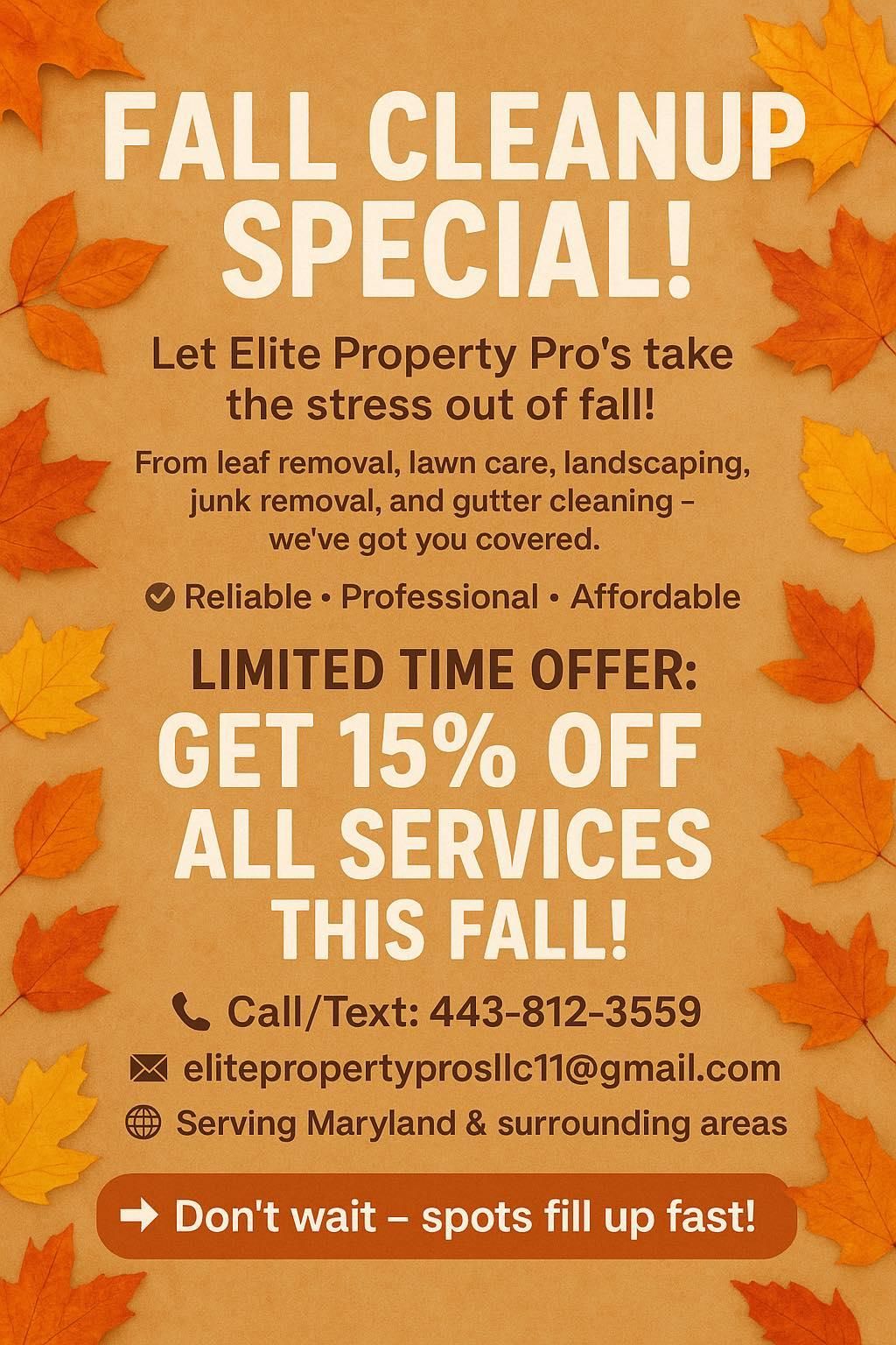  for Elite Property Pro’s LLC in Taneytown, MD