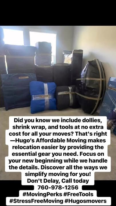  for Hugo’s Affordable Moving Labor in San Diego, CA