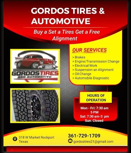  for Gordo's Tires and Automotive in Rockport, TX