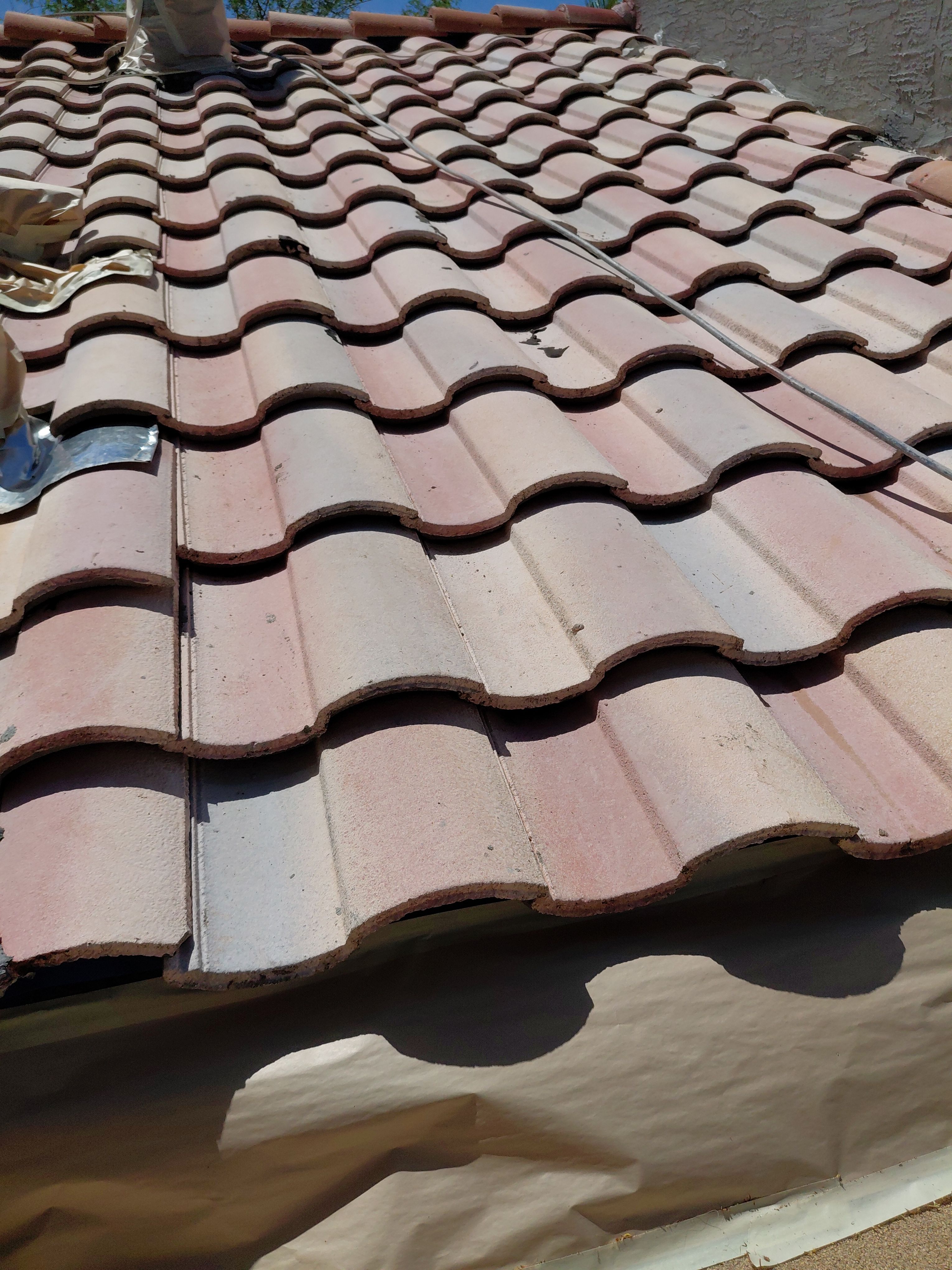 Roof tile spraying  for AZ Horizon Painting in Phoenix, AZ