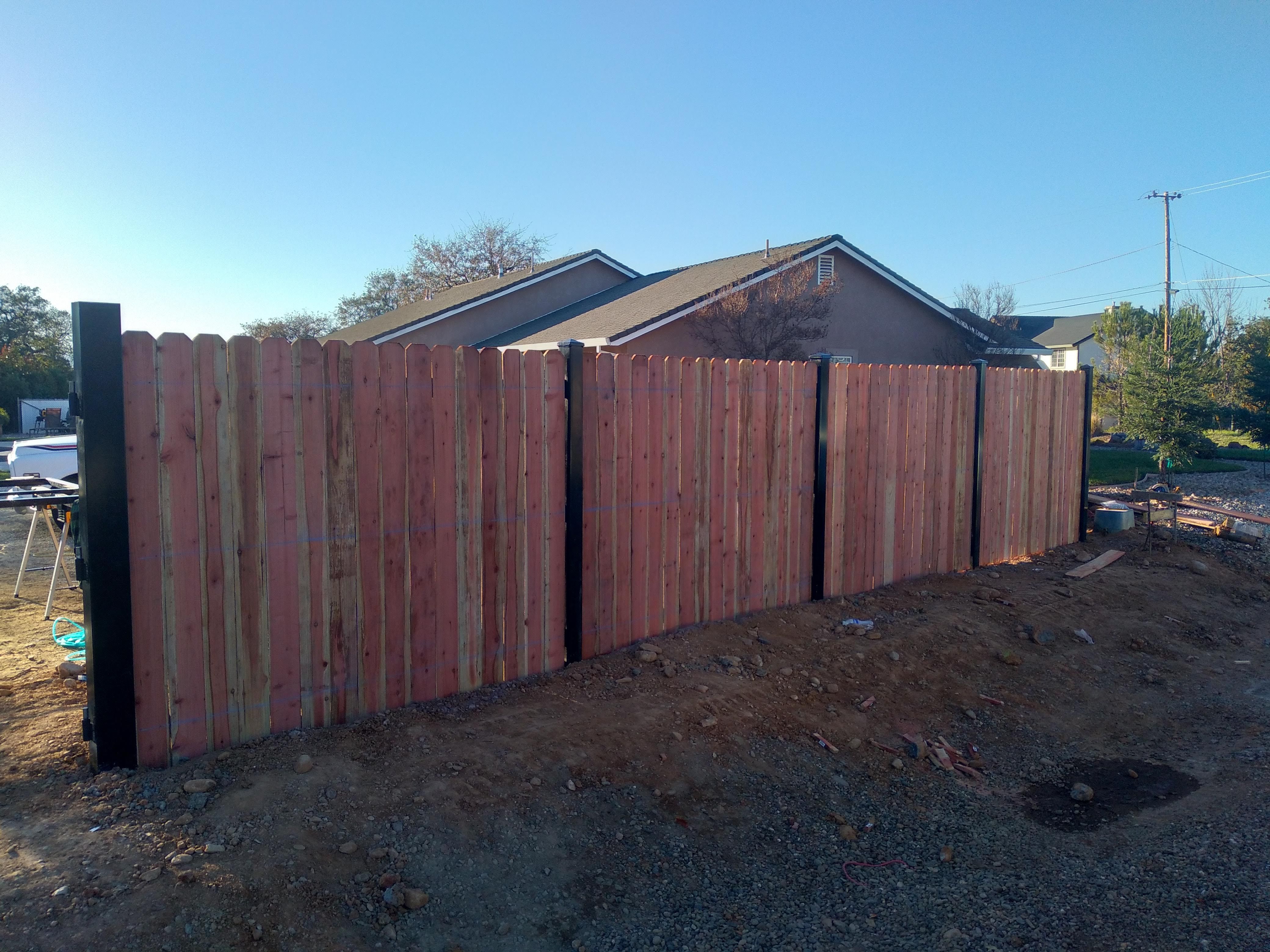 Fencing for Austin LoBue Construction in Cottonwood, CA