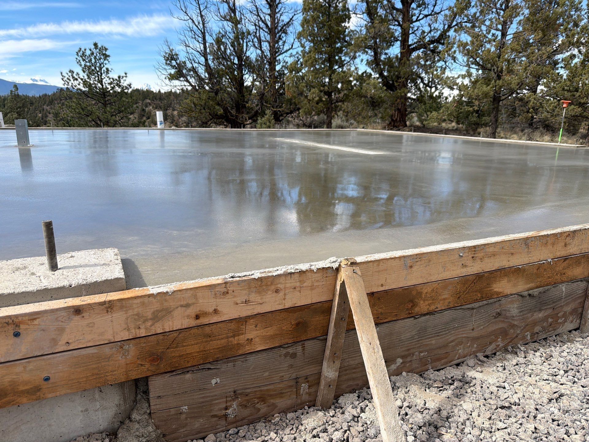 Foundation for TJR Concrete and Construction in Bend, OR