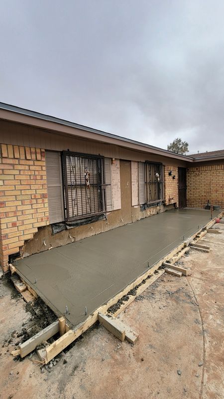 Concrete Work for Great Outdoors Patio Projects in El Paso, TX