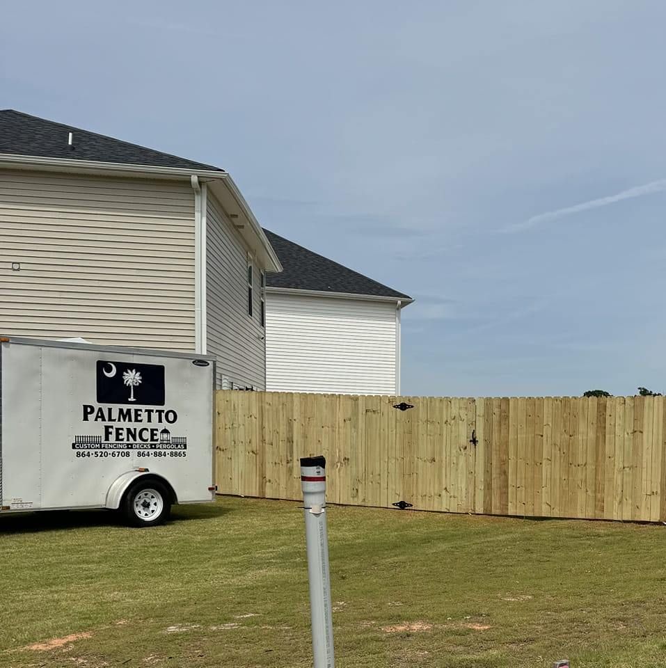  for Palmetto Fence in Greenville, SC