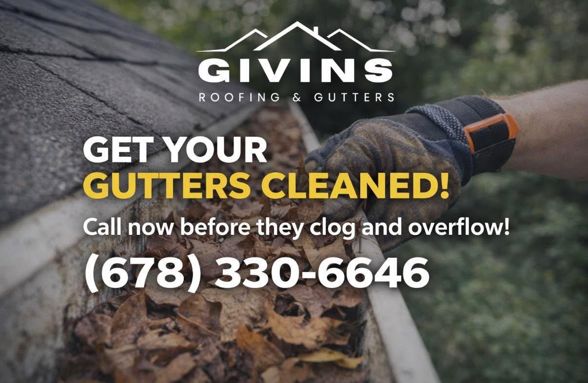  for Givins Roofing & Gutters in Cartersville, GA