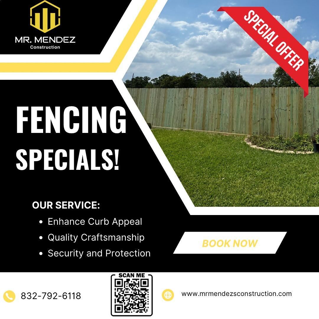  for Mr. Mendez's Construction in Houston, TX