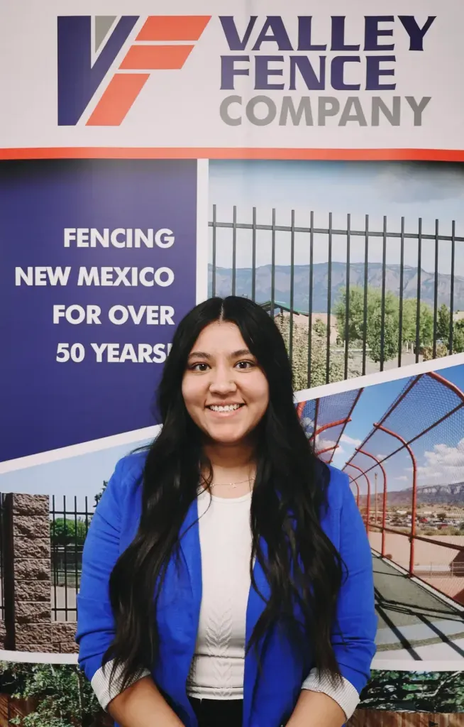 Tania Warner at Valley Fence Company in Rio Rancho, NM