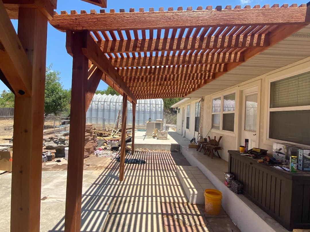 Pergola and Pavilions  for Ansley Staining and Exterior Works in New Braunfels, TX