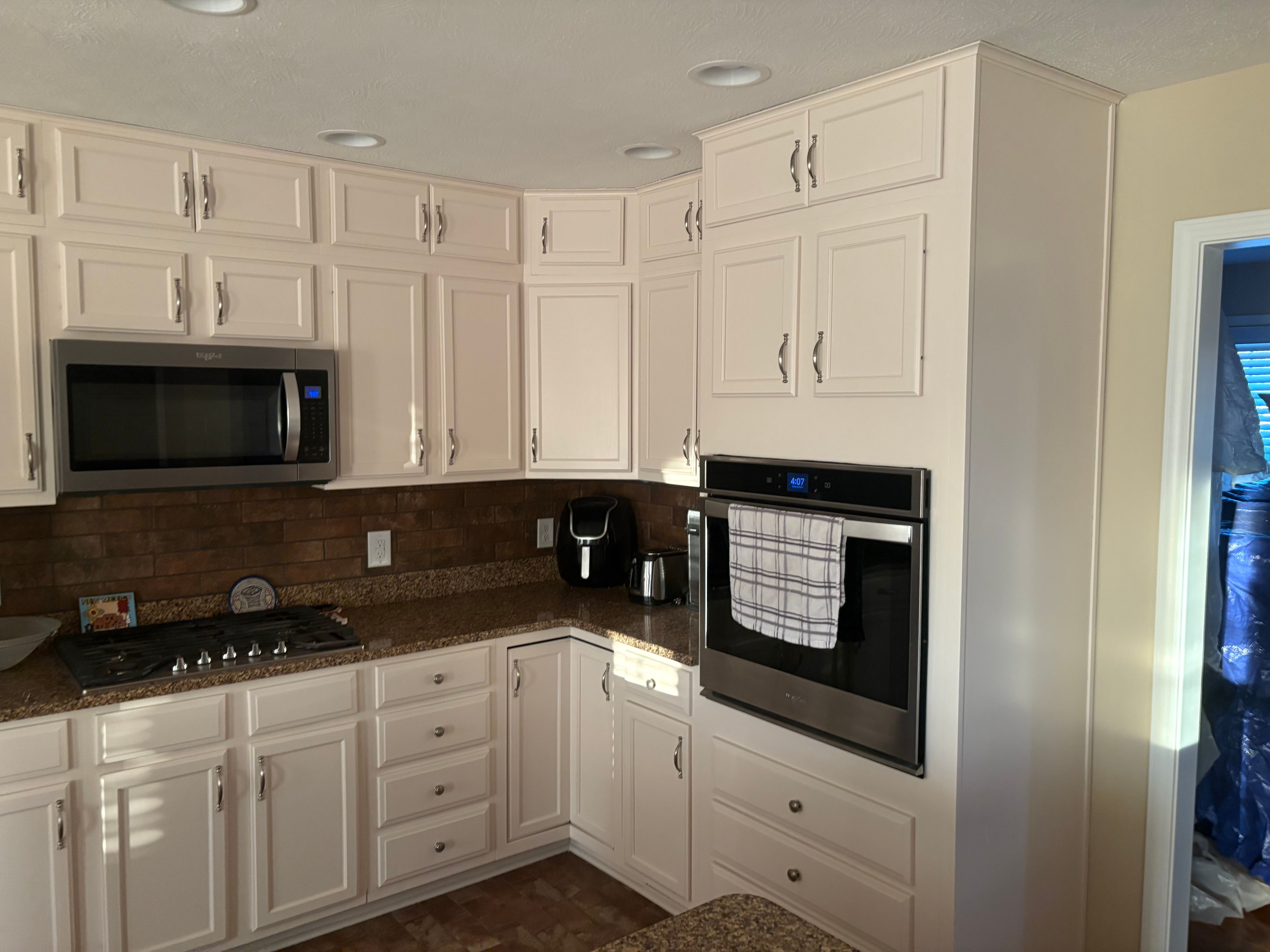 Cabinet refinishing for NXT Generation Painting in Cookeville, TN