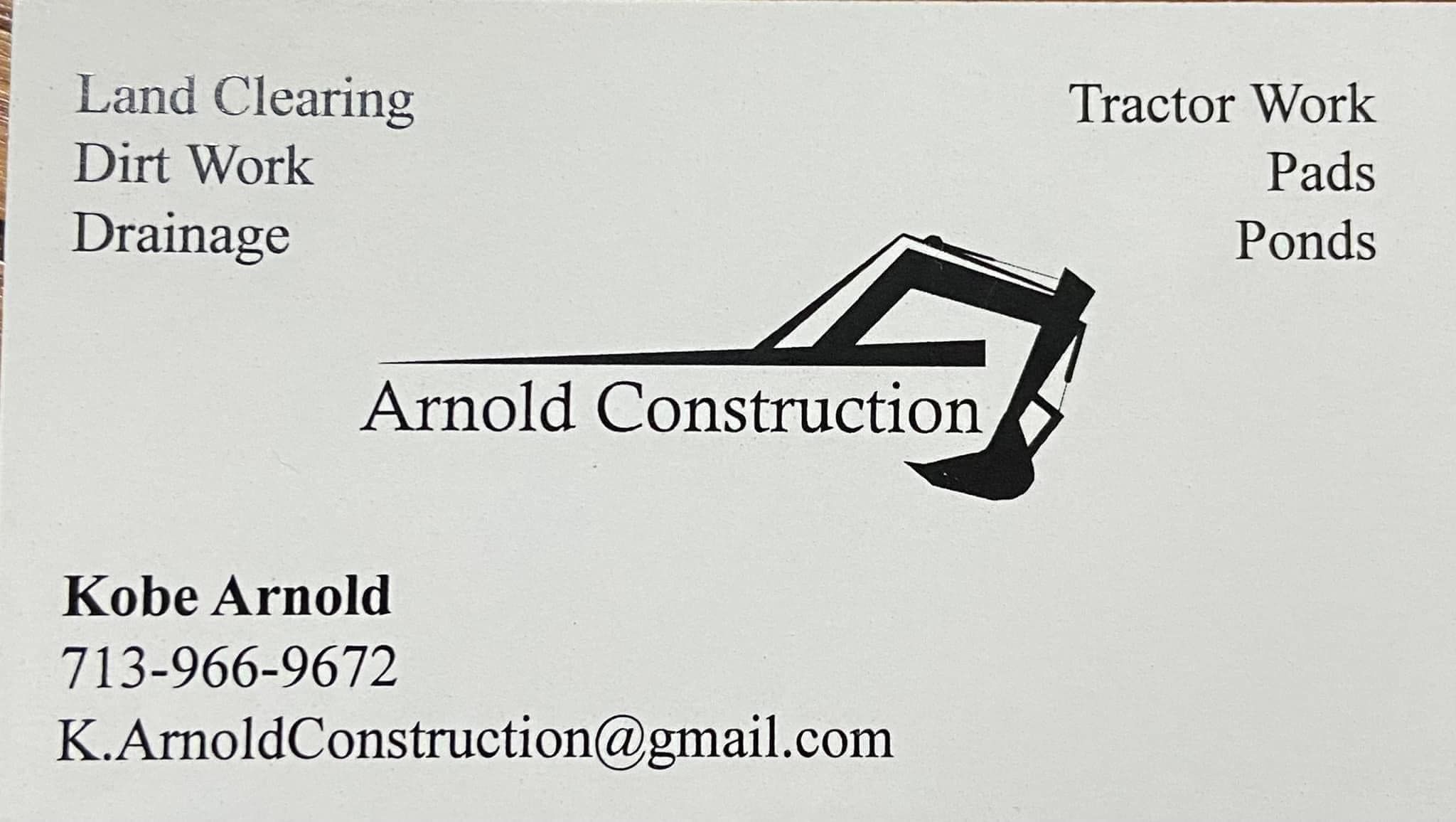  for Arnold Construction in Magnolia, TX