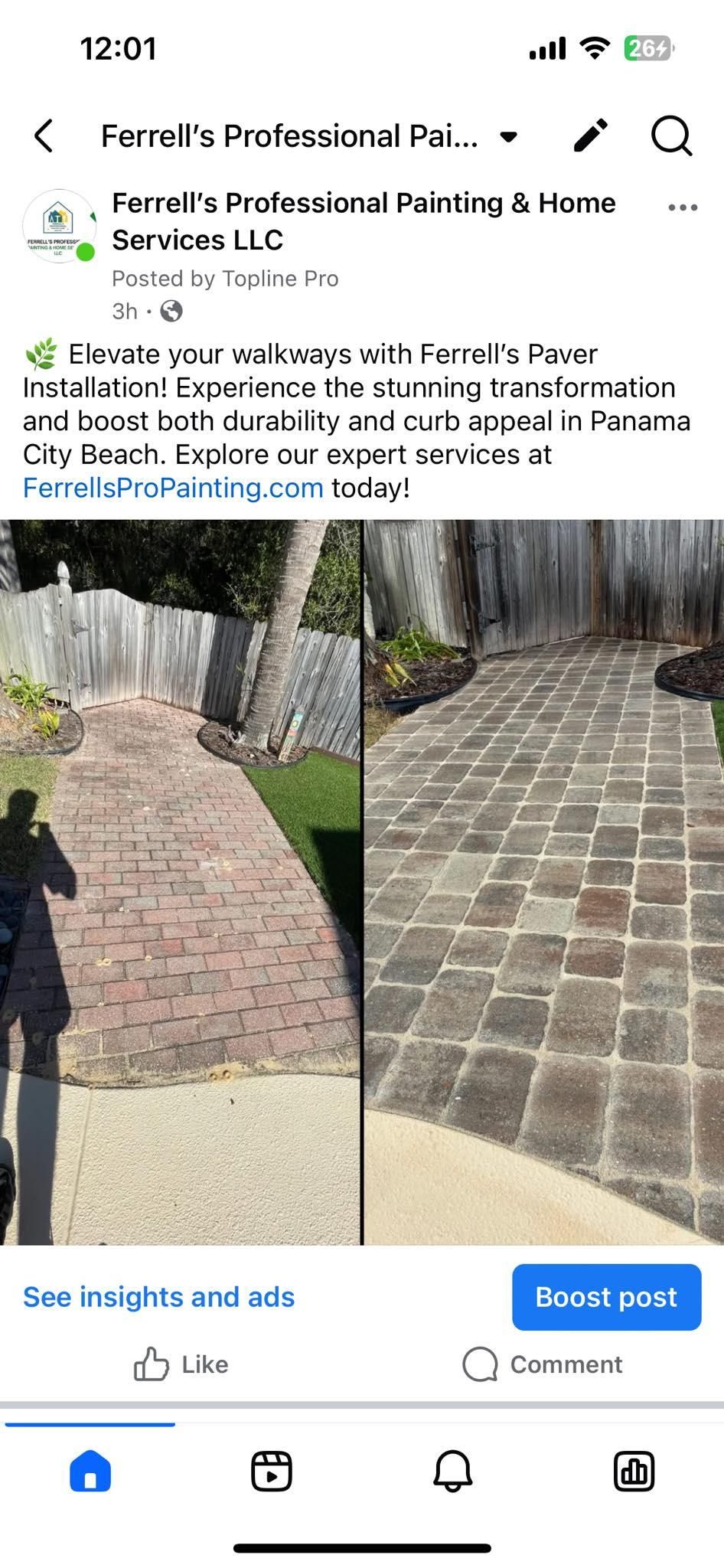  for Ferrell’s Professional Painting & Home Services LLC in Panama City Beach, FL
