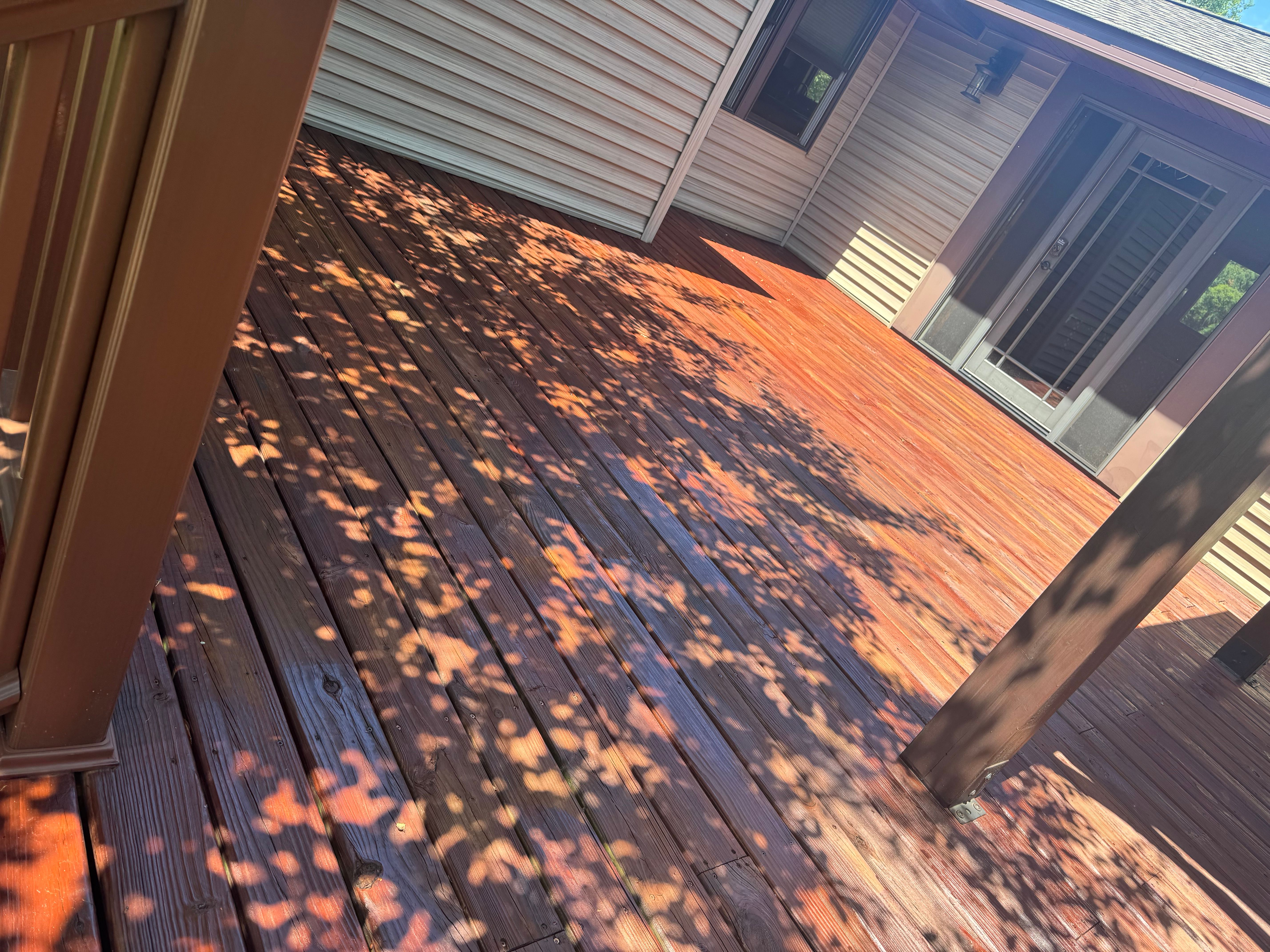 Staining for Risner Construction in De Motte, IN
