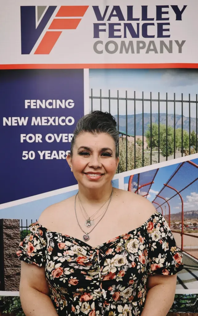 Georgia Armijo at Valley Fence Company in Rio Rancho, NM