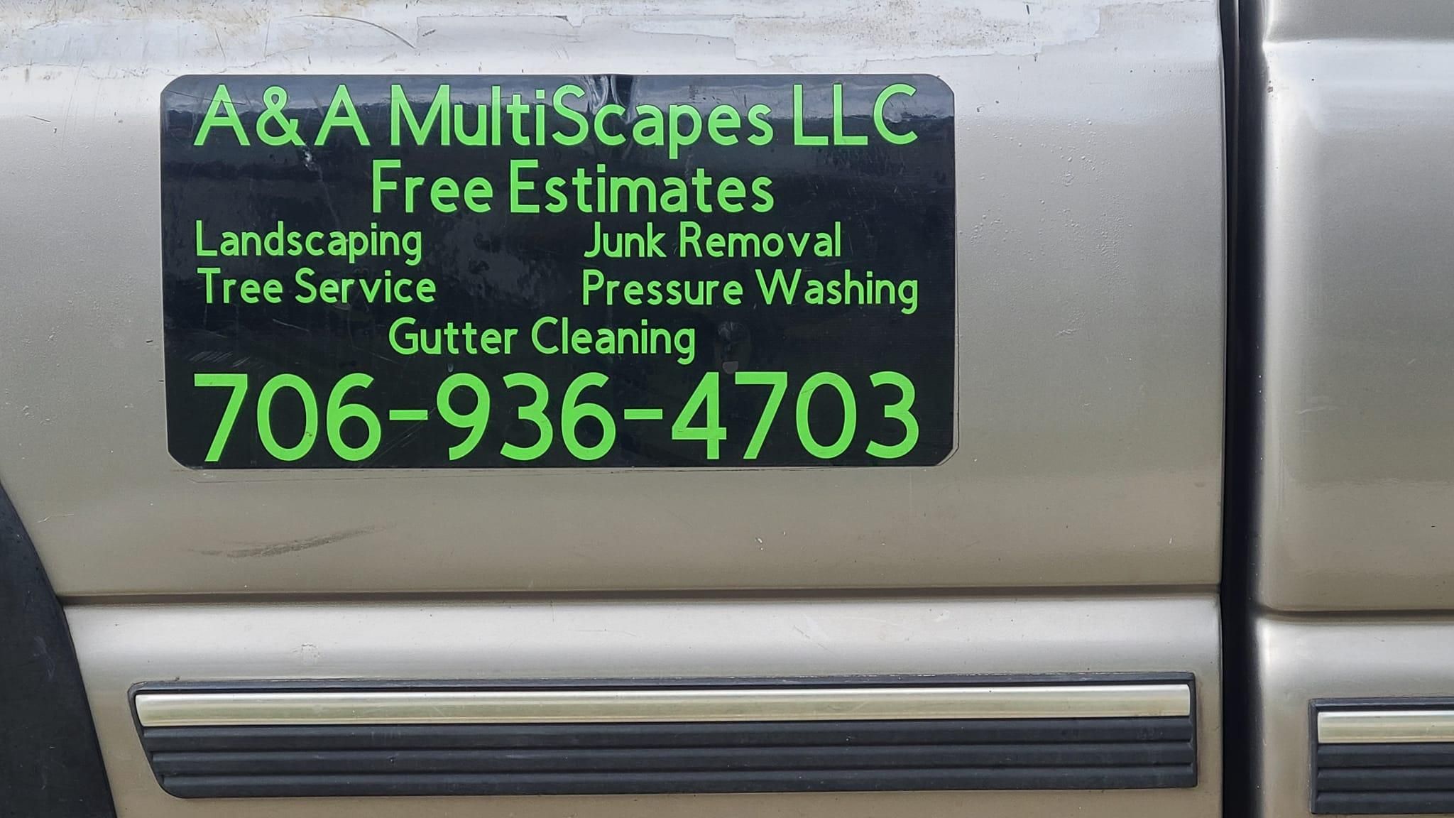  for A&A MultiScapes and Tree Service in Dallas,  GA