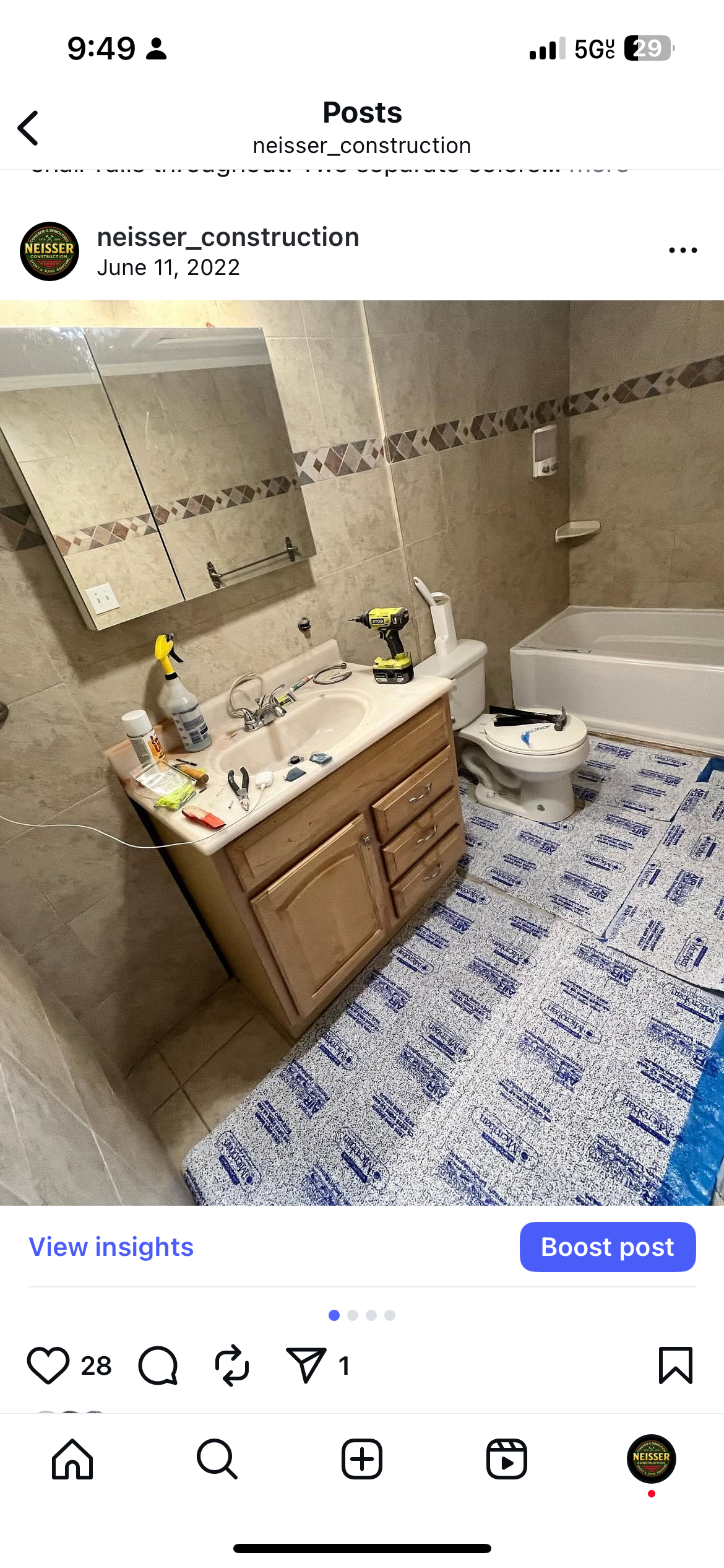 Flooring for Neisser Construction in Philadelphia, PA