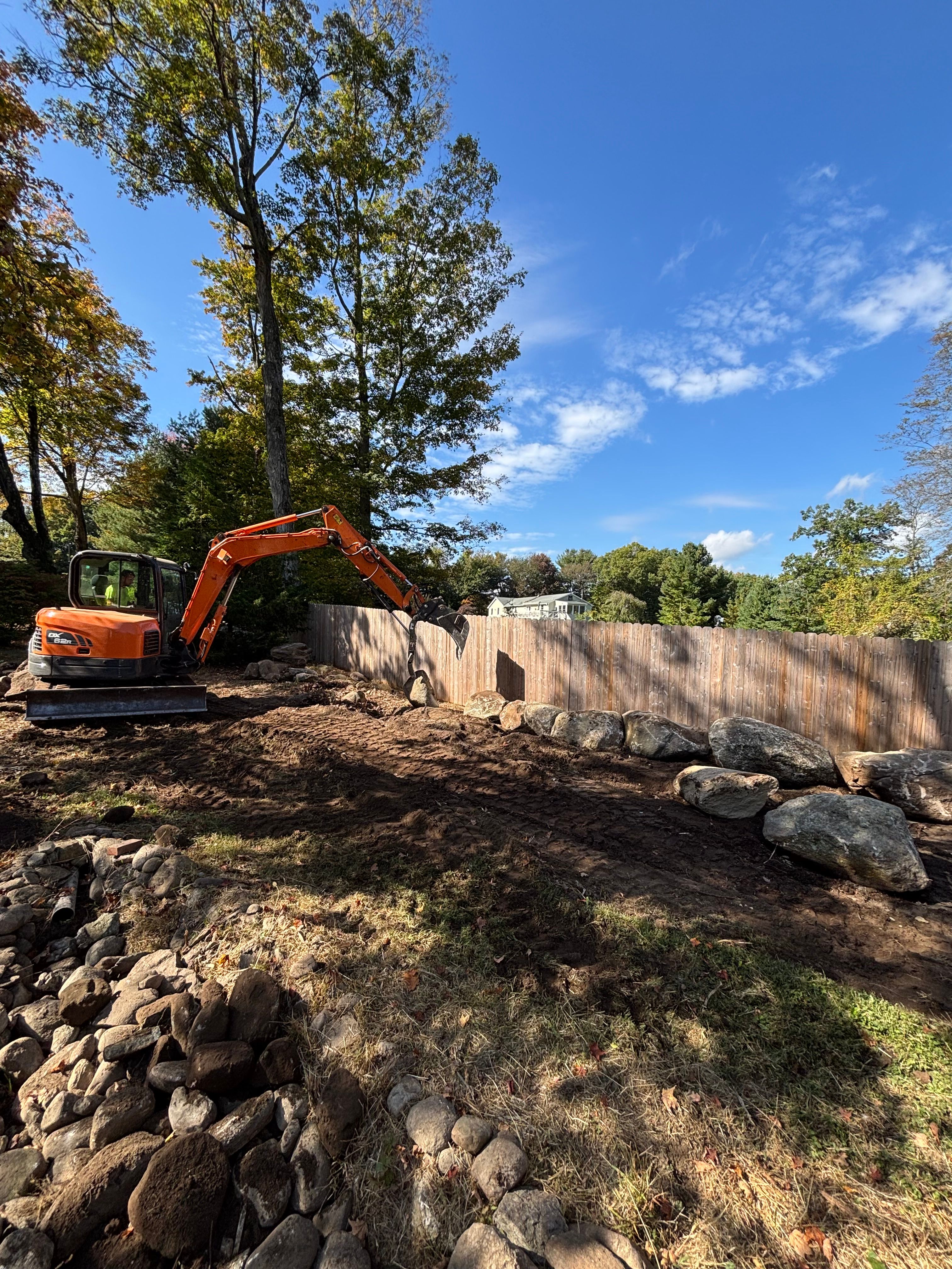 Retaining walls for Davis Services  in Bethany, CT