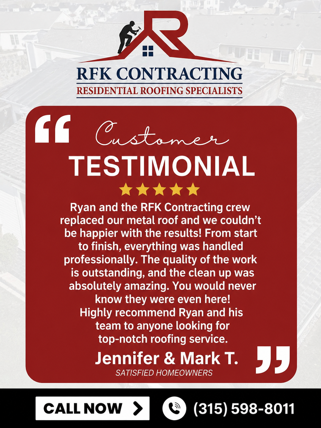  for RFK Contracting in Martville, NY