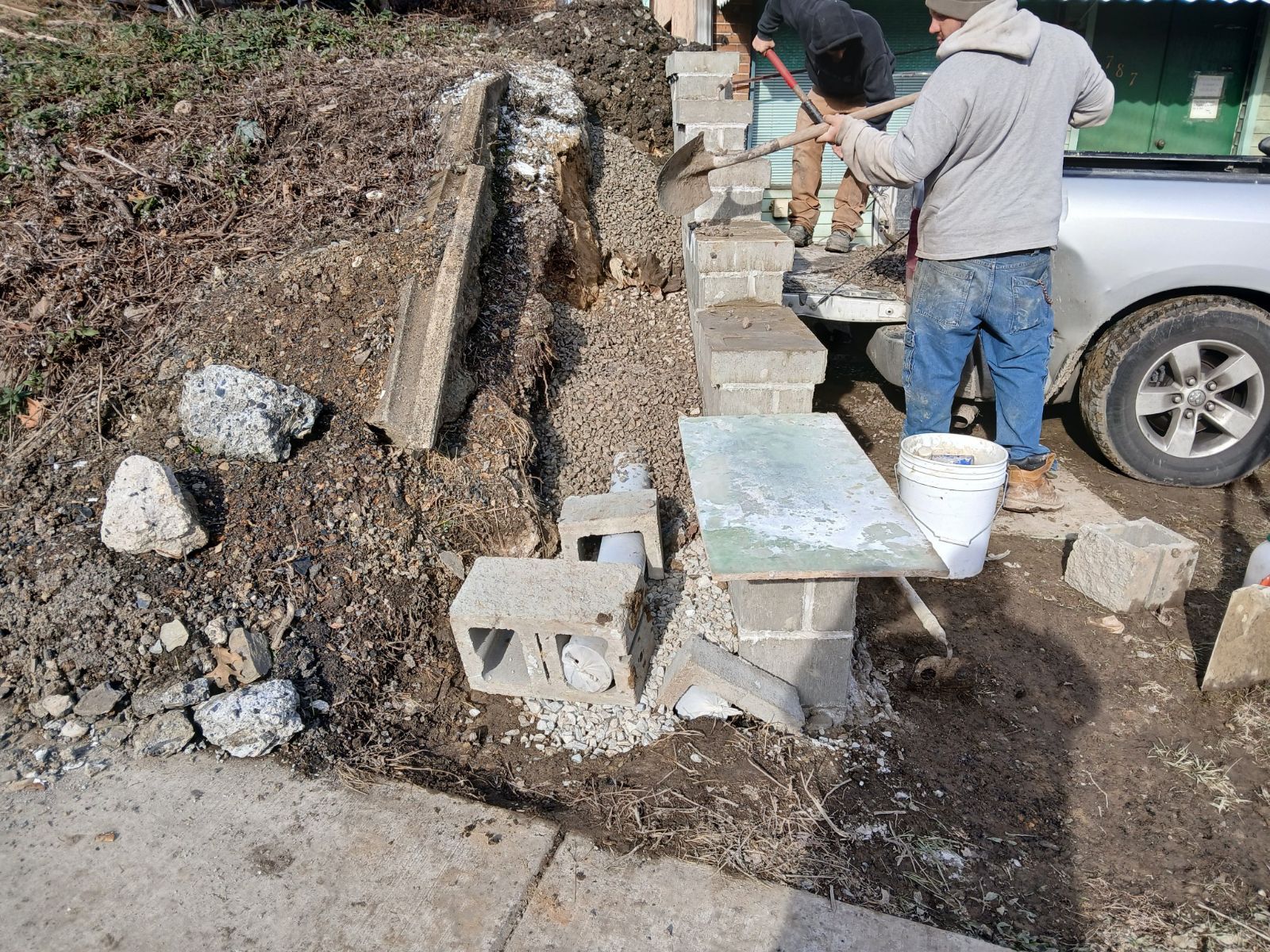 Retaining Wall  for Joseph Little Home Improvements in Pittsburgh, PA