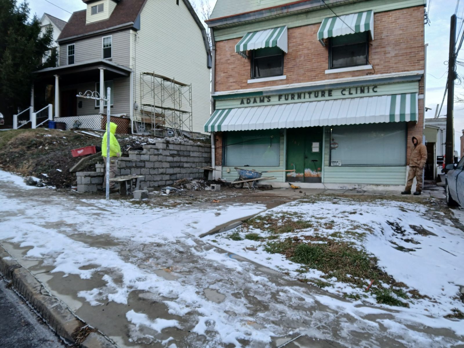 Retaining Wall  for Joseph Little Home Improvements in Pittsburgh, PA