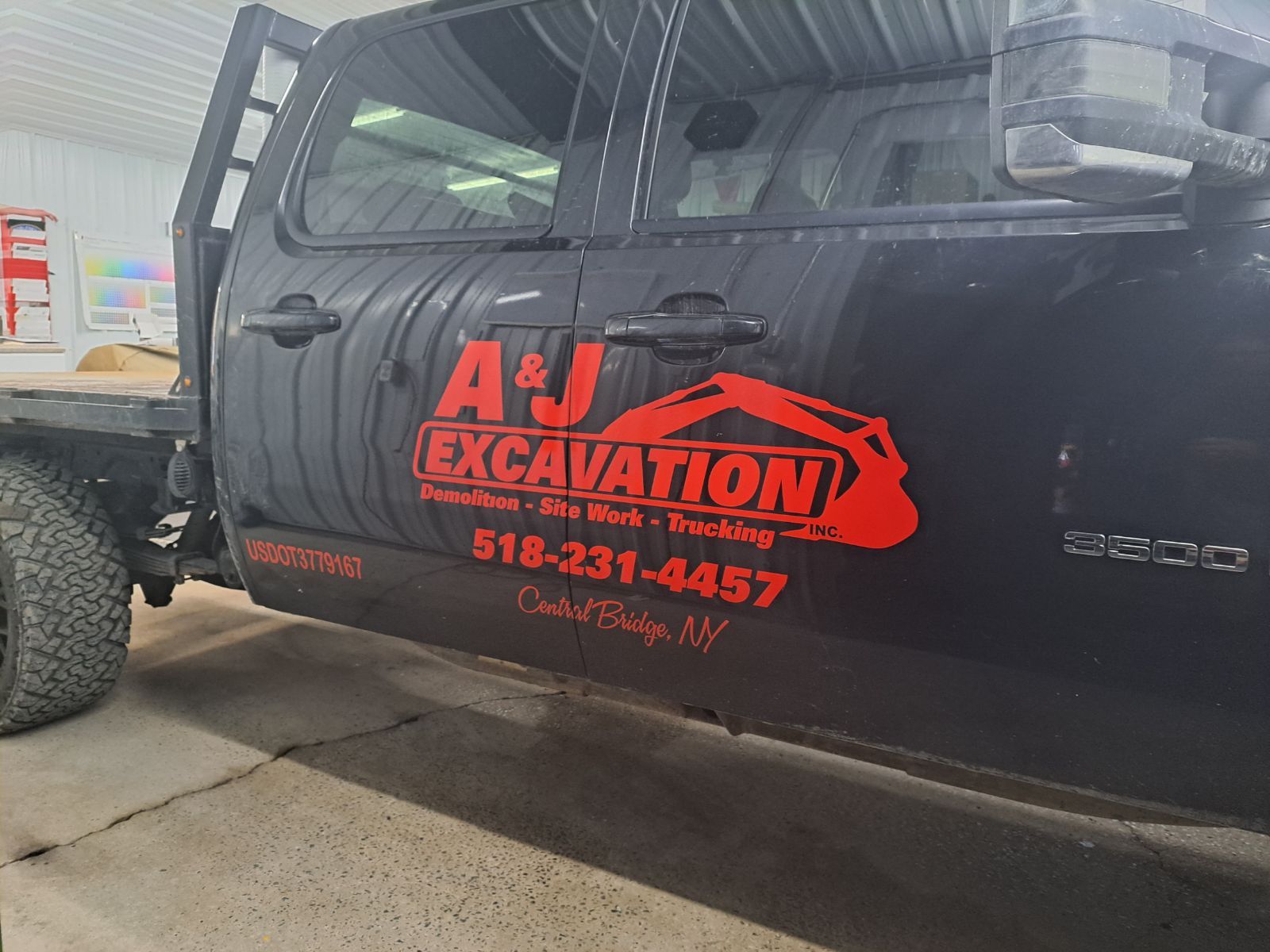  for A & J Excavation inc. in Central Bridge, NY