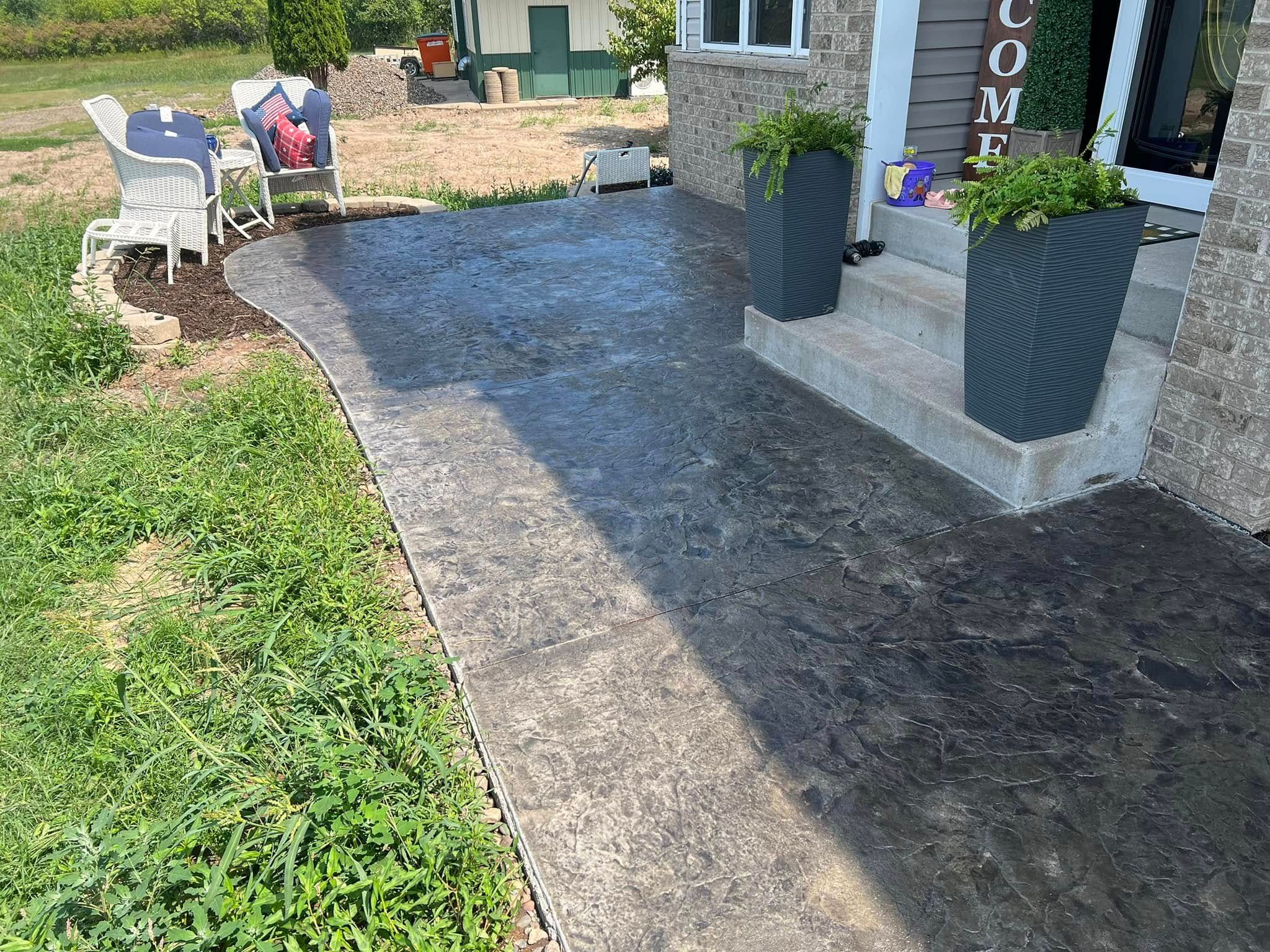 Concrete for Johnsons Custom Creations in Milaca, MN
