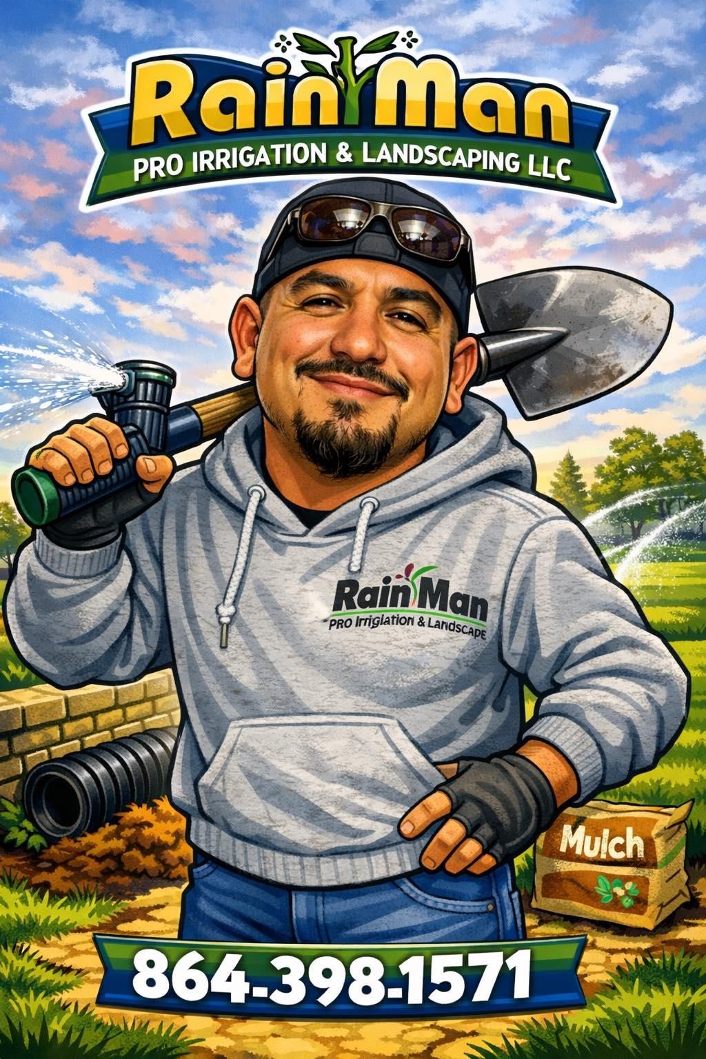  for Rainman Pro Irrigation and Landscape LLC in Rock Hill, SC