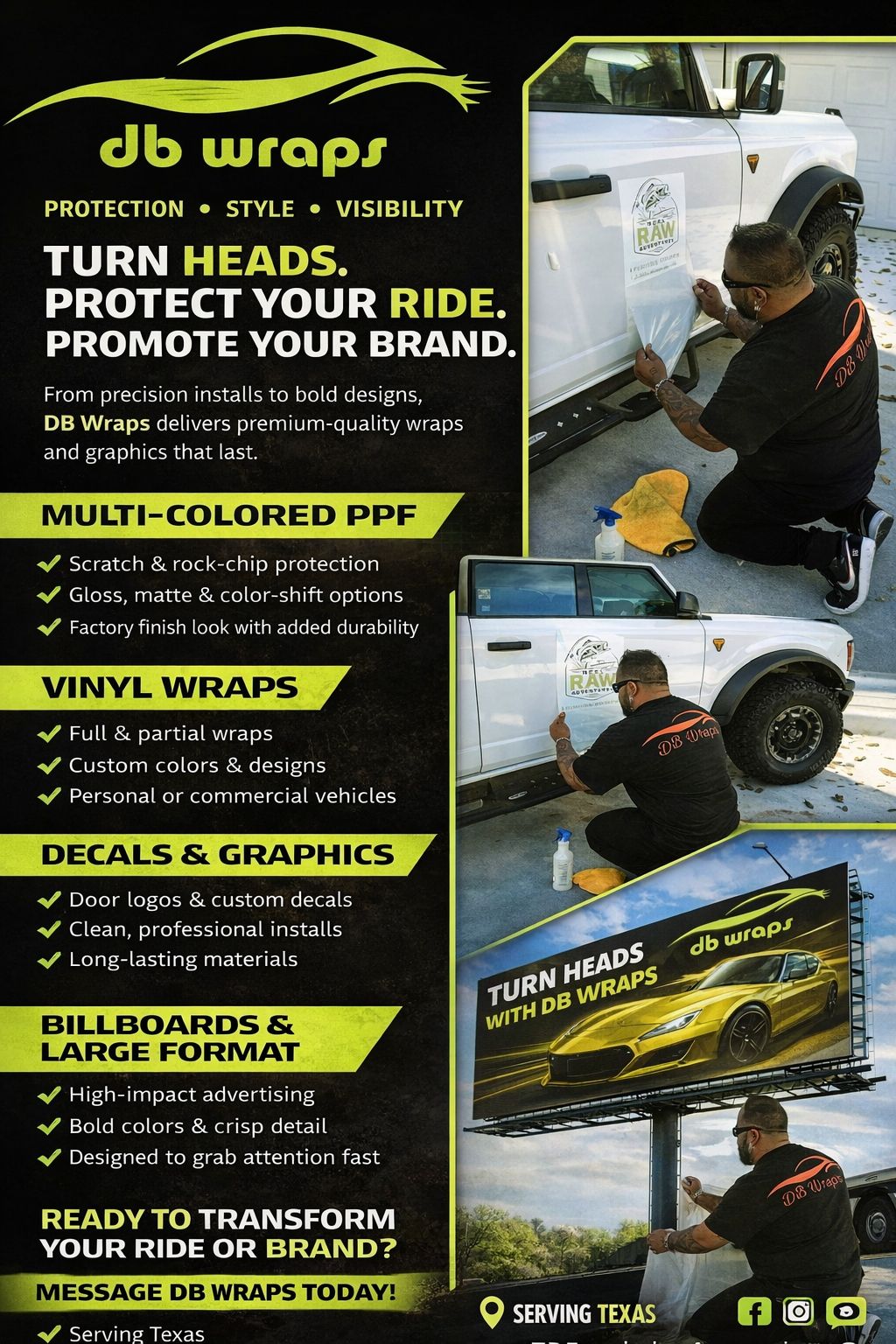  for DB WRAPS in Josephine, TX