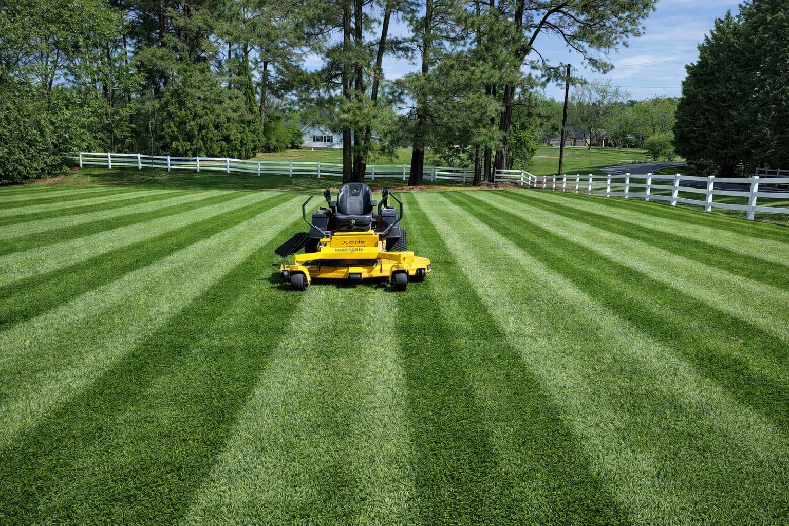 Lawn maitence for Wake & Franklin Grounds Maintenance in Raleigh, NC